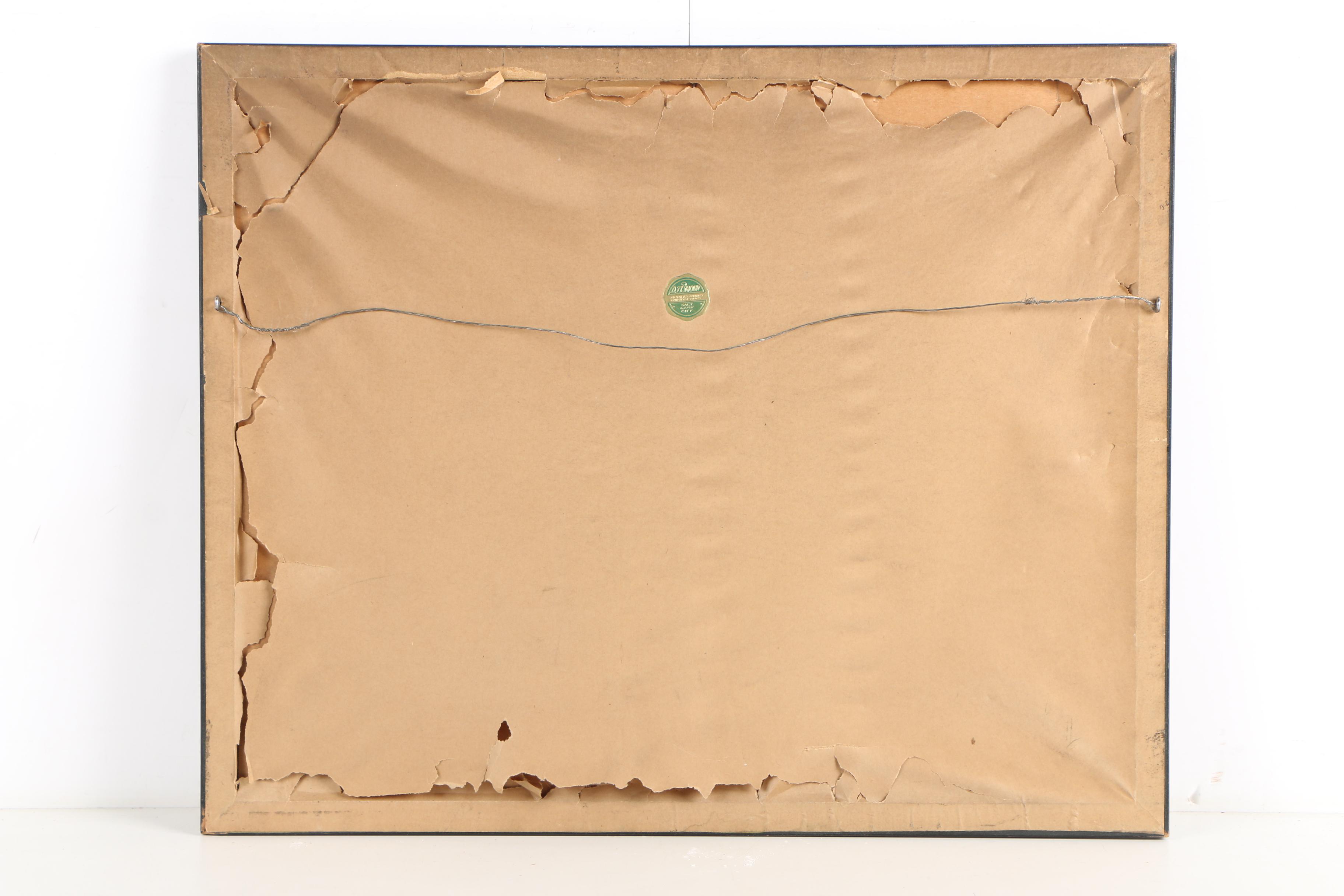 J.T. Harwood 1930 Etching with Aquatint "In the Harbor - Nice"