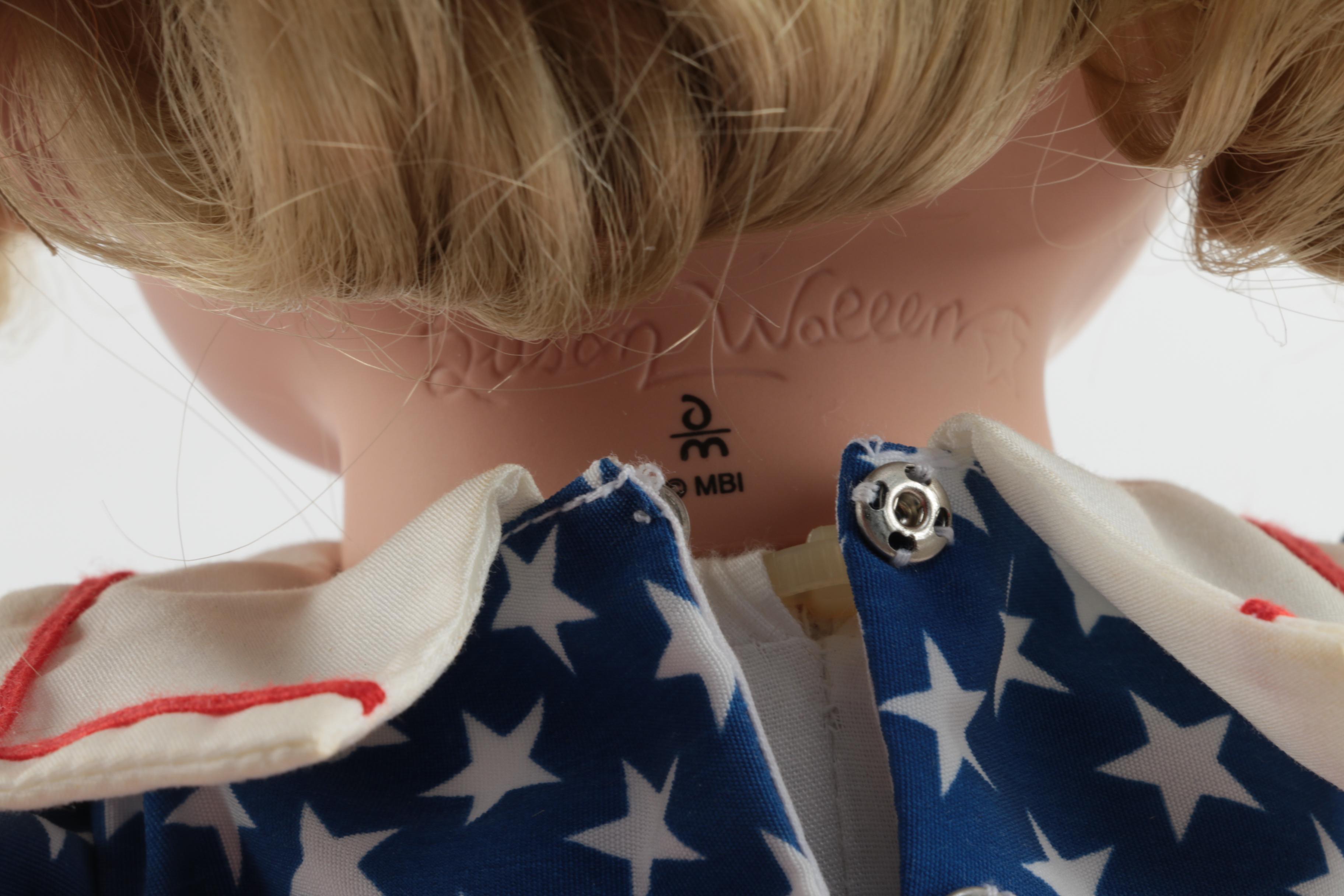 Danbury Mint "Star-Spangled Sweetheart" Porcelain Doll by Susan Wakeen