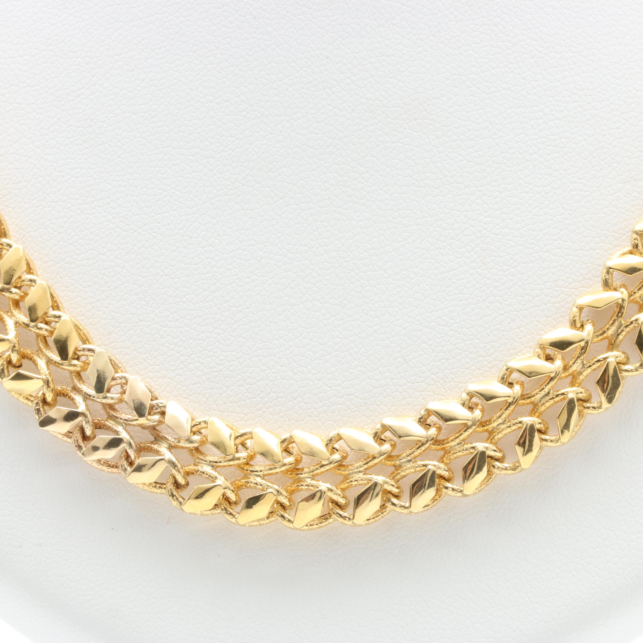Aurafin 14K Yellow Gold Necklace
