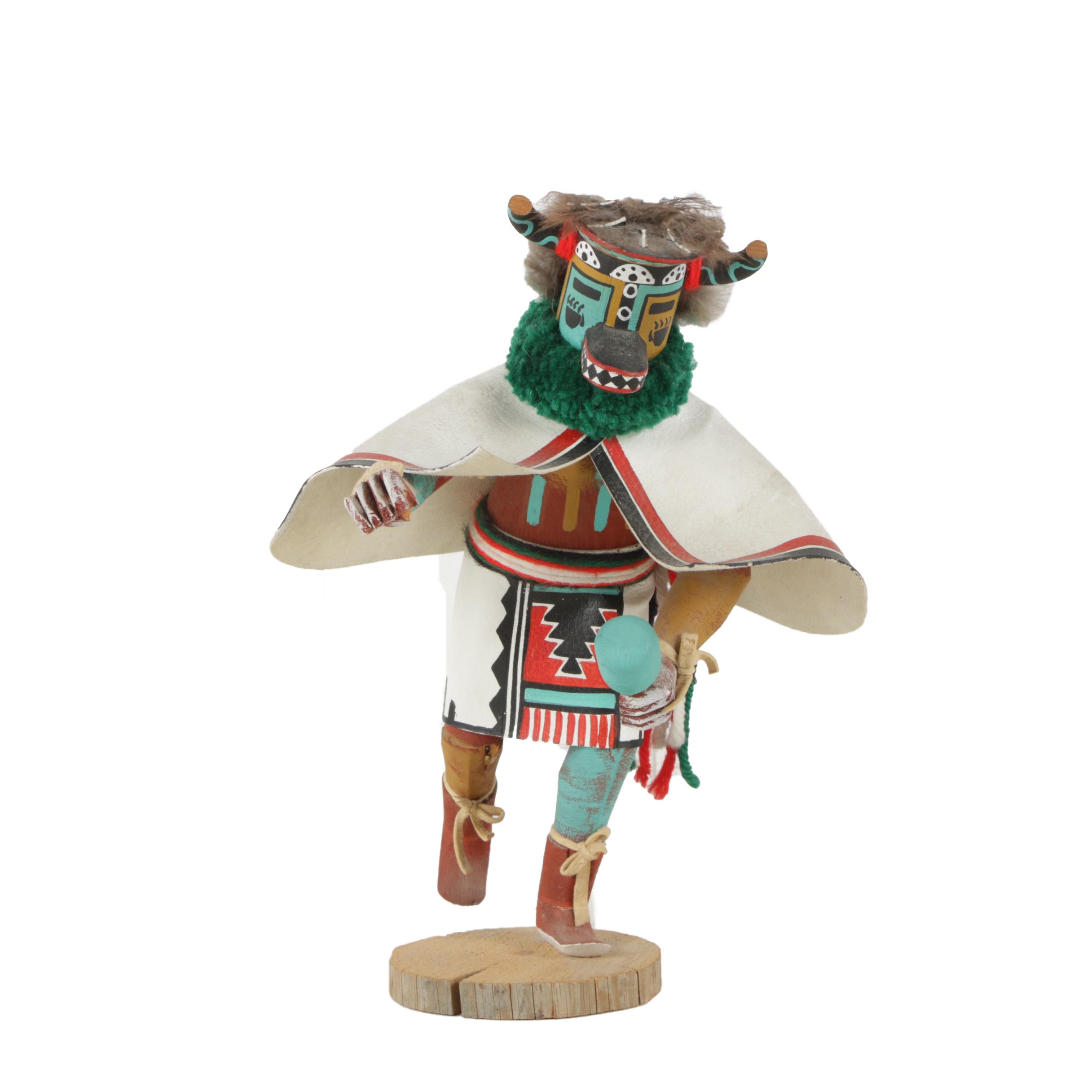F. Largo Kachina-Style Wooden Sculpture "Hototo"