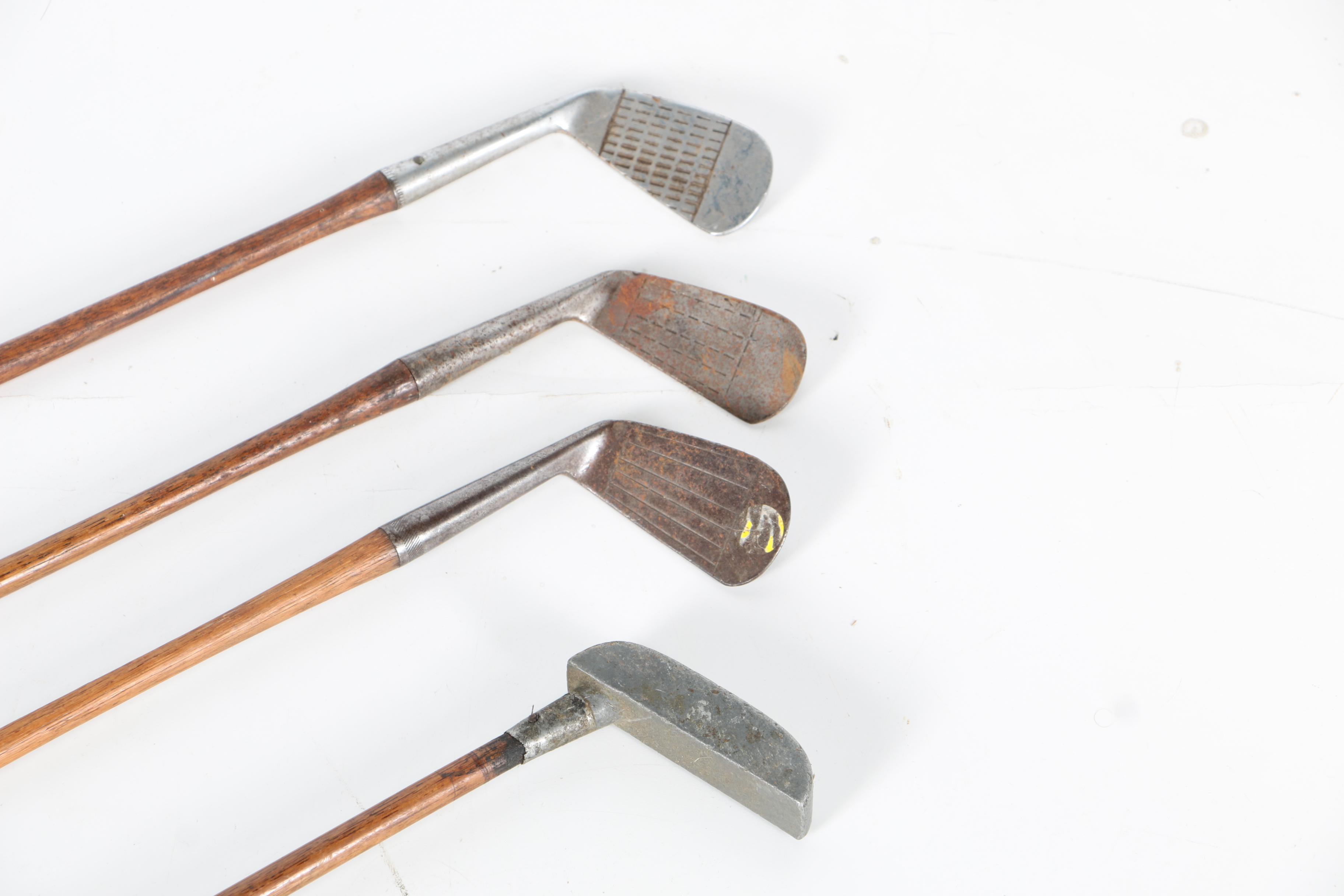 Vintage Mid Iron Golf Clubs with Putter