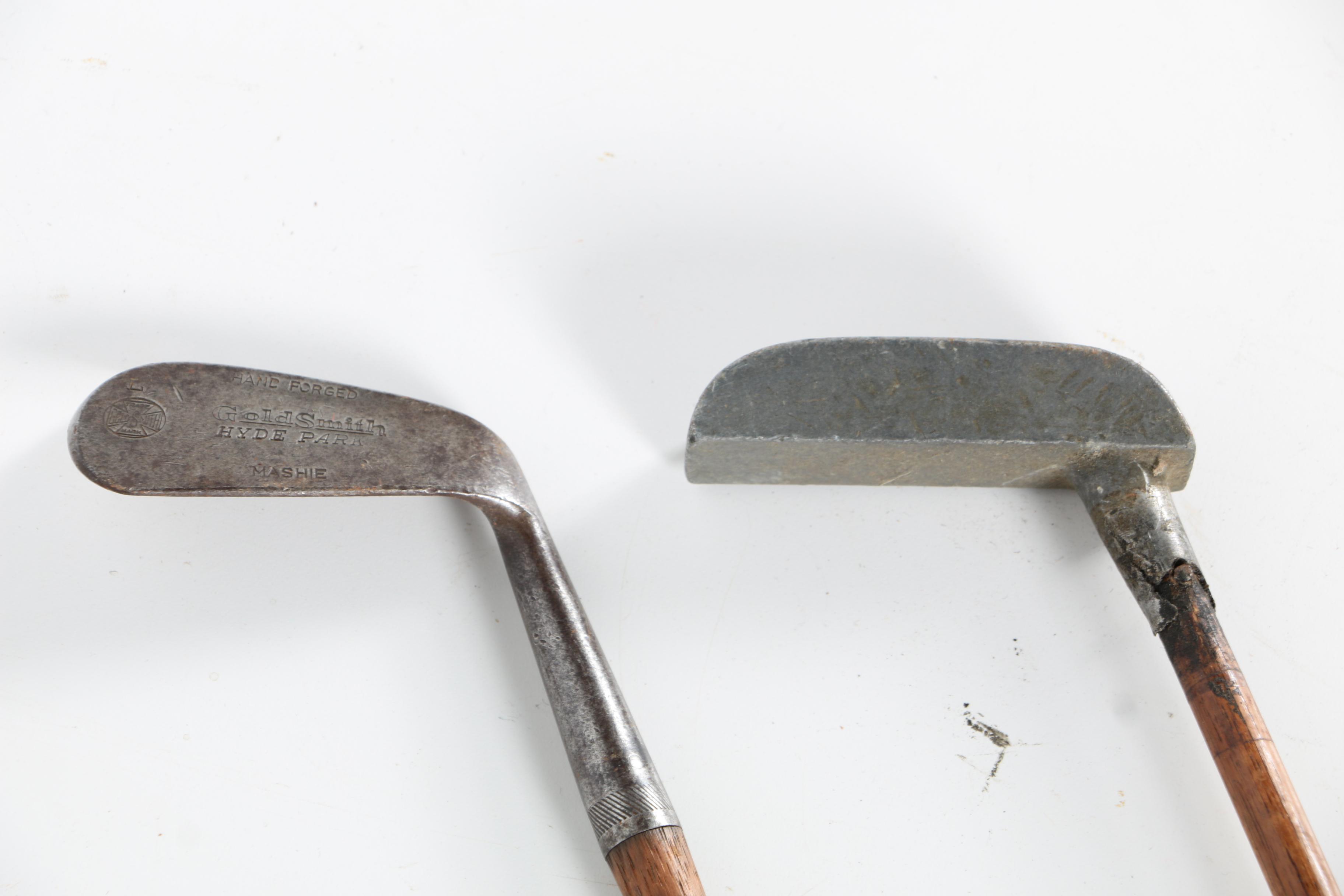 Vintage Mid Iron Golf Clubs with Putter