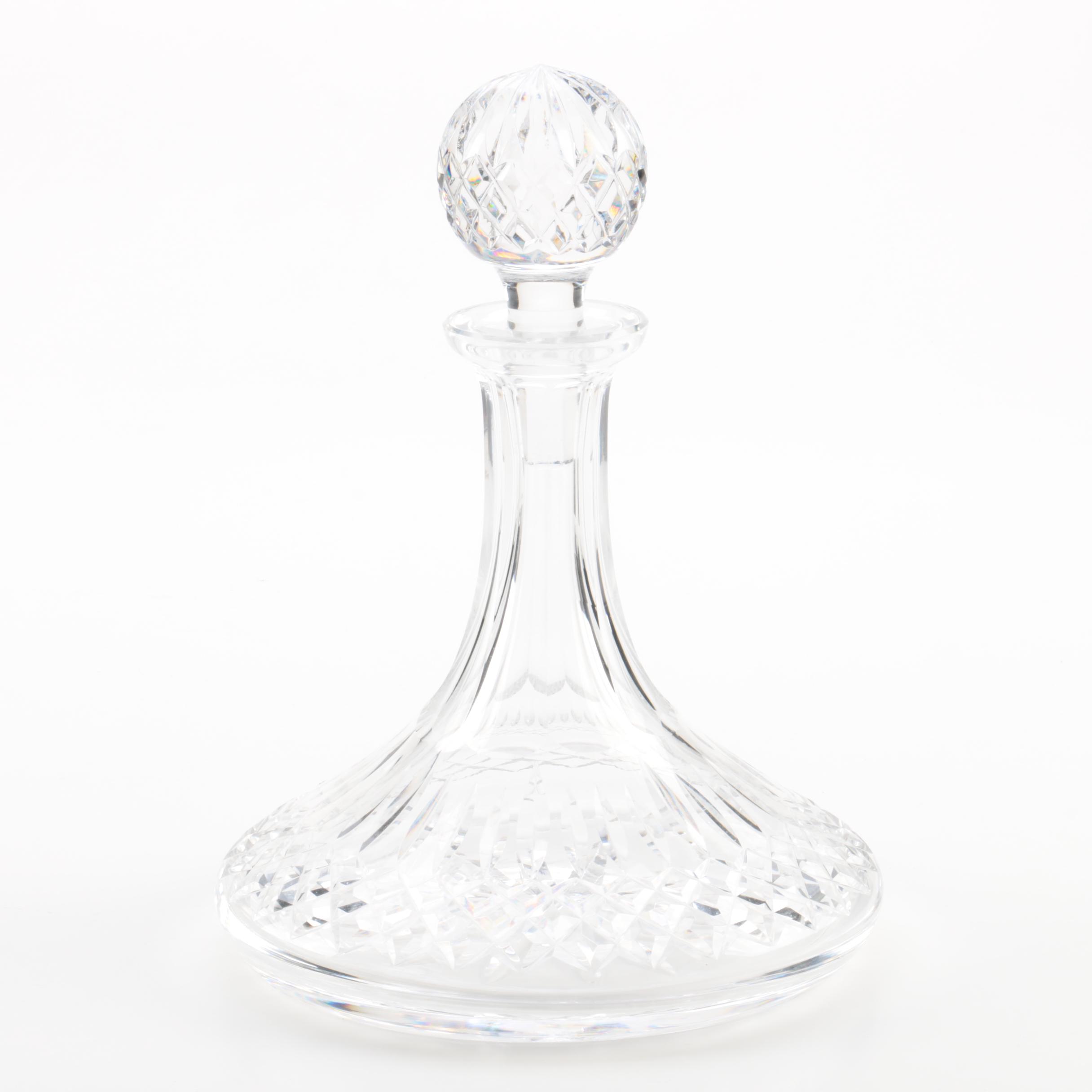 Waterford Crystal "Lismore" Ships Decanter