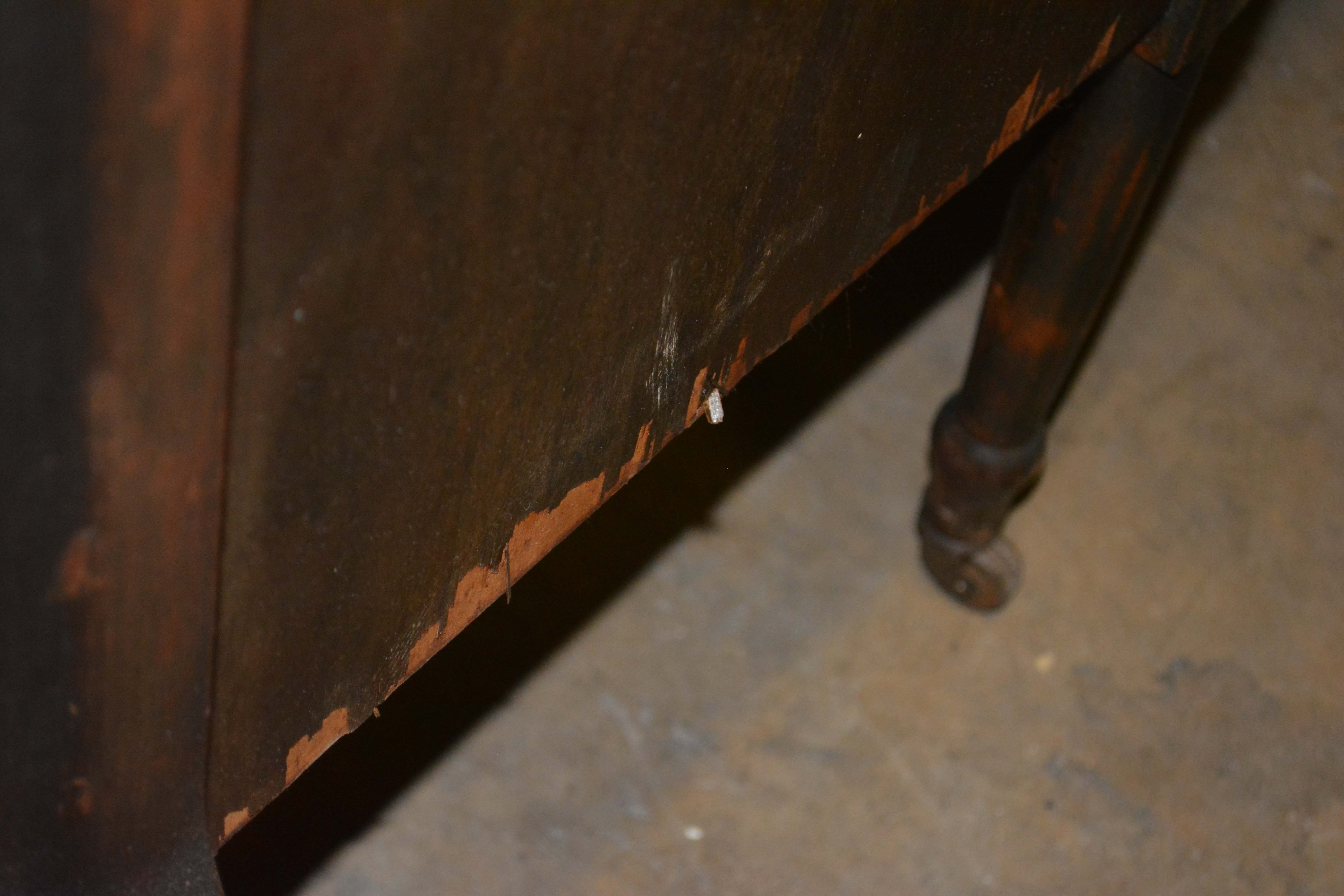 Vintage Walnut Chifferobe Cabinet