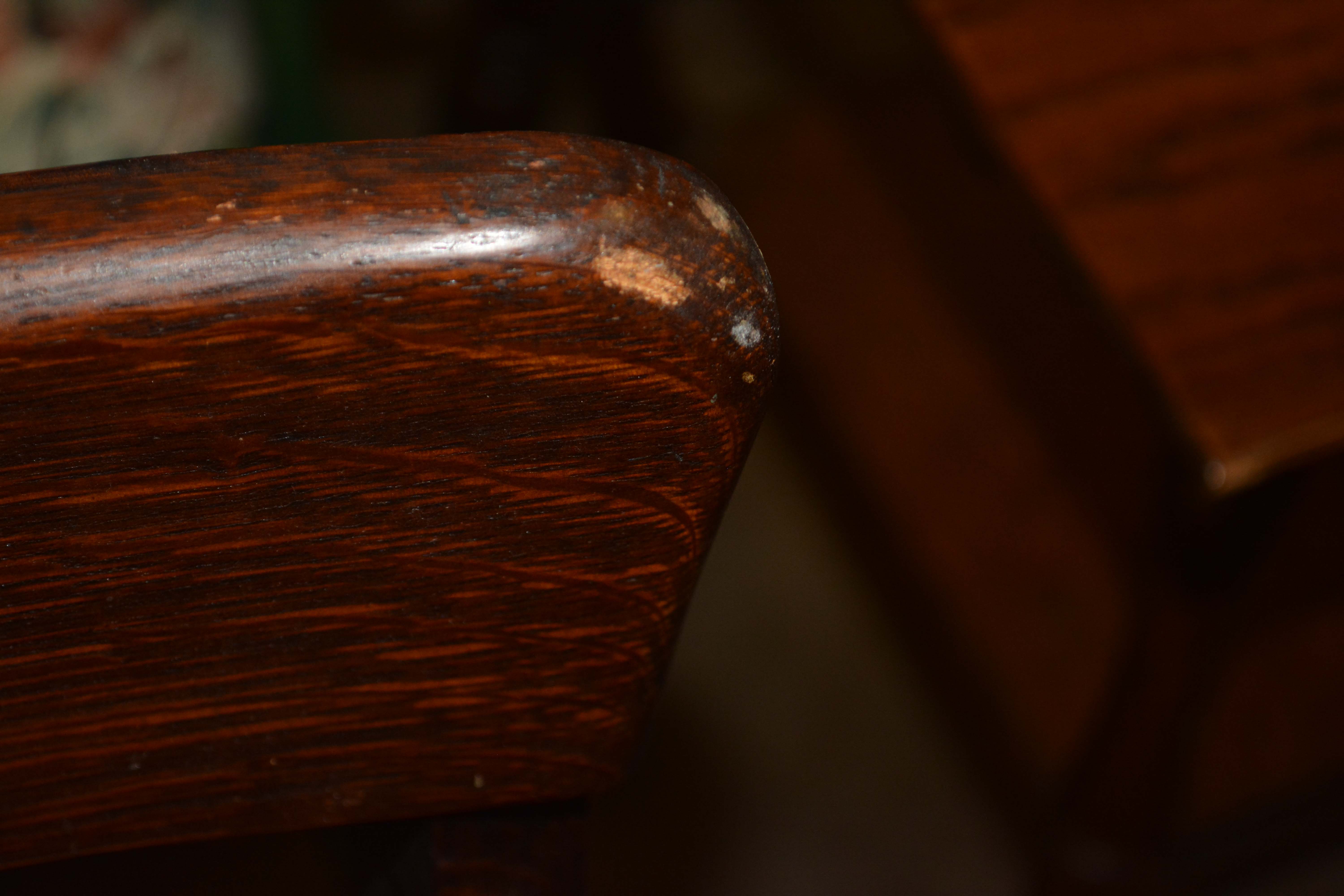 Vintage Colonial Style Walnut Drop-Leaf Buffet