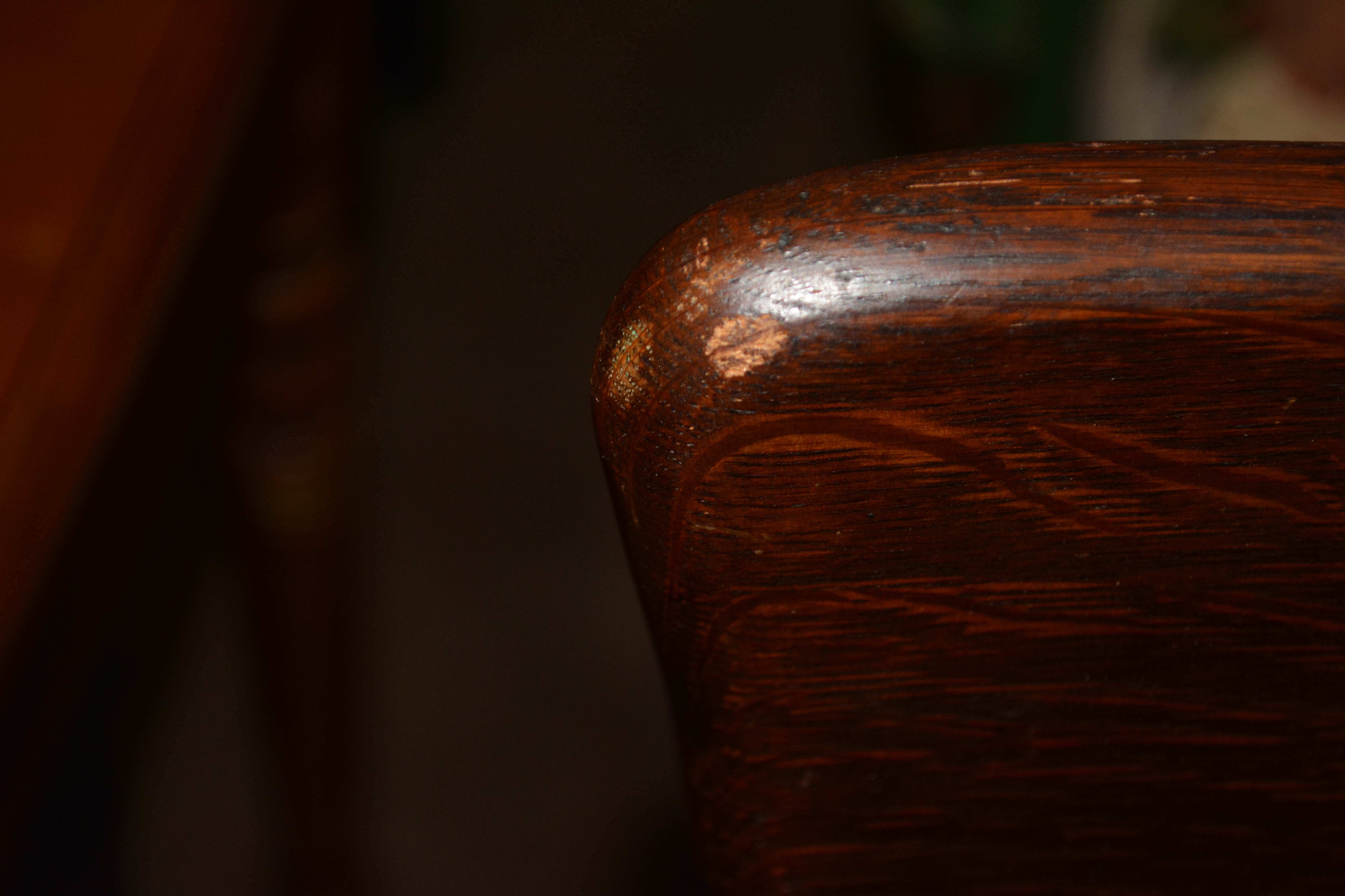 Vintage Colonial Style Walnut Drop-Leaf Buffet