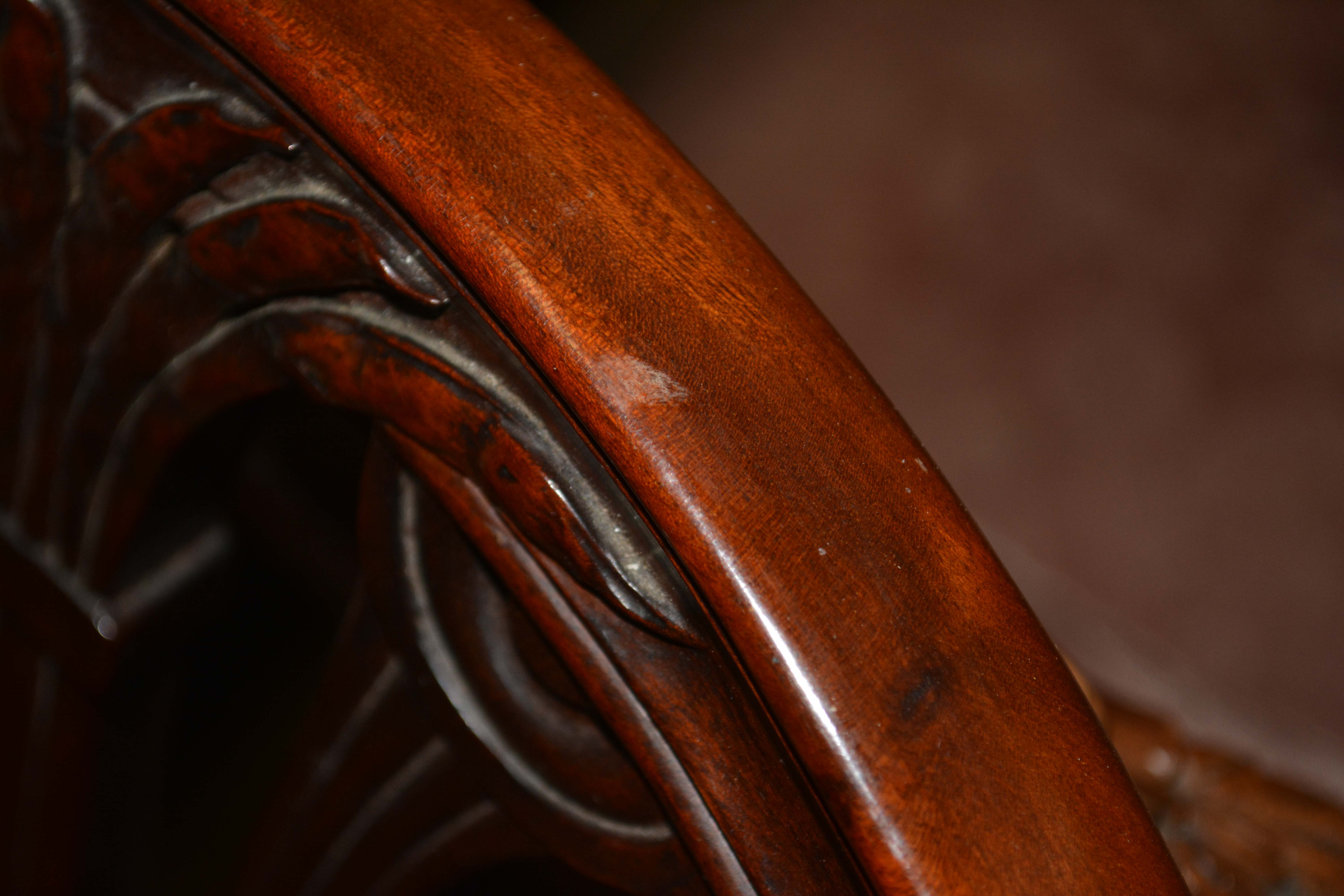 Hepplewhite Style Mahogany Armchair