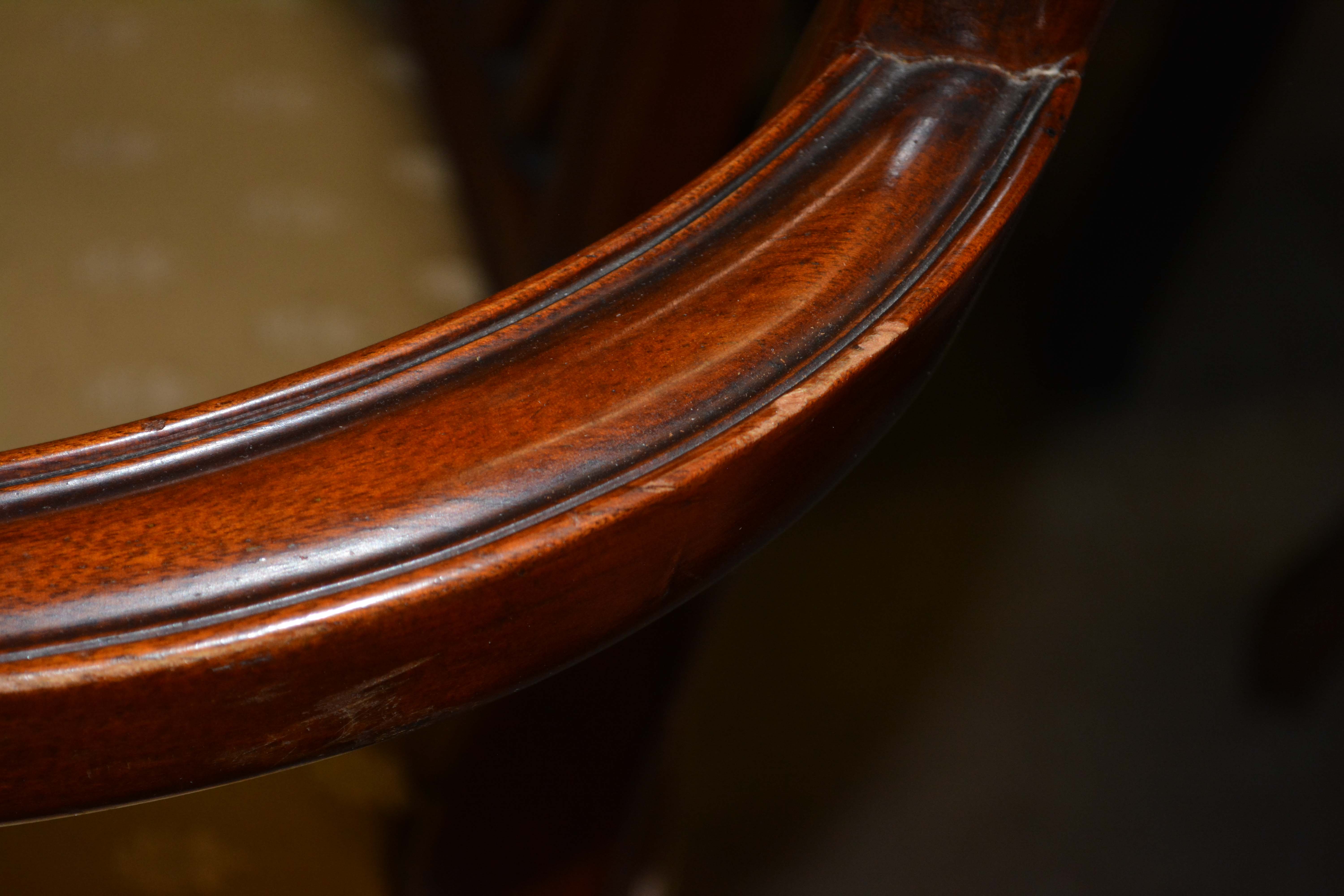 Hepplewhite Style Mahogany Armchair