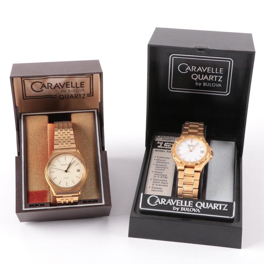 Two Vintage Caravelle Watches