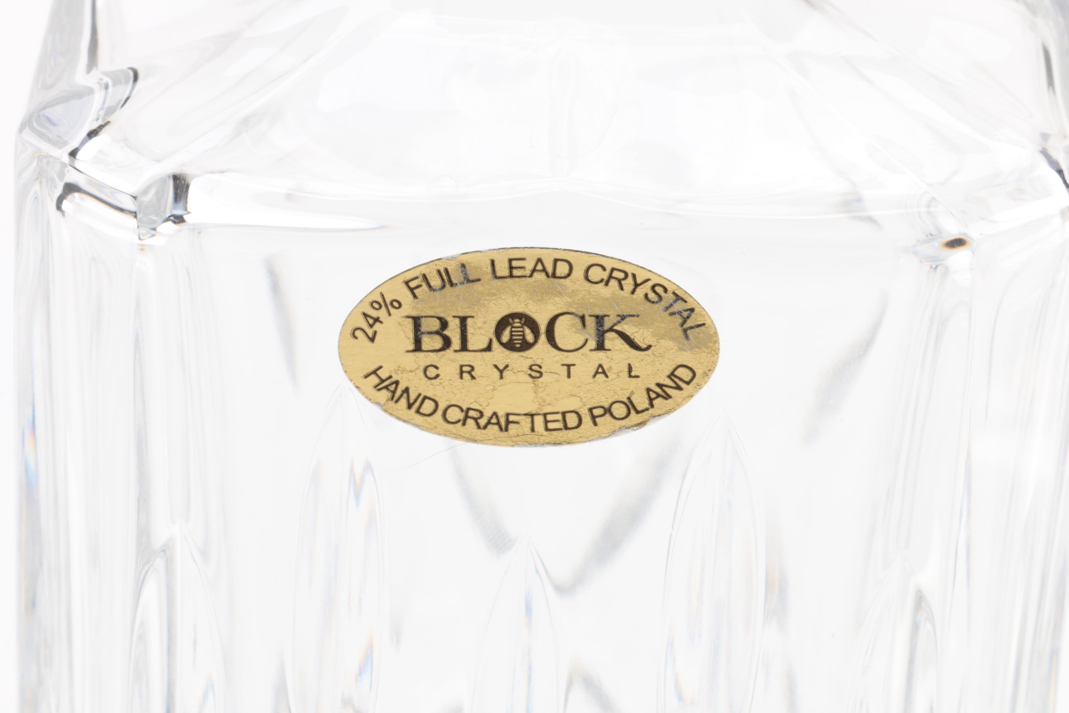 Crystal Decanters and Ice Bucket