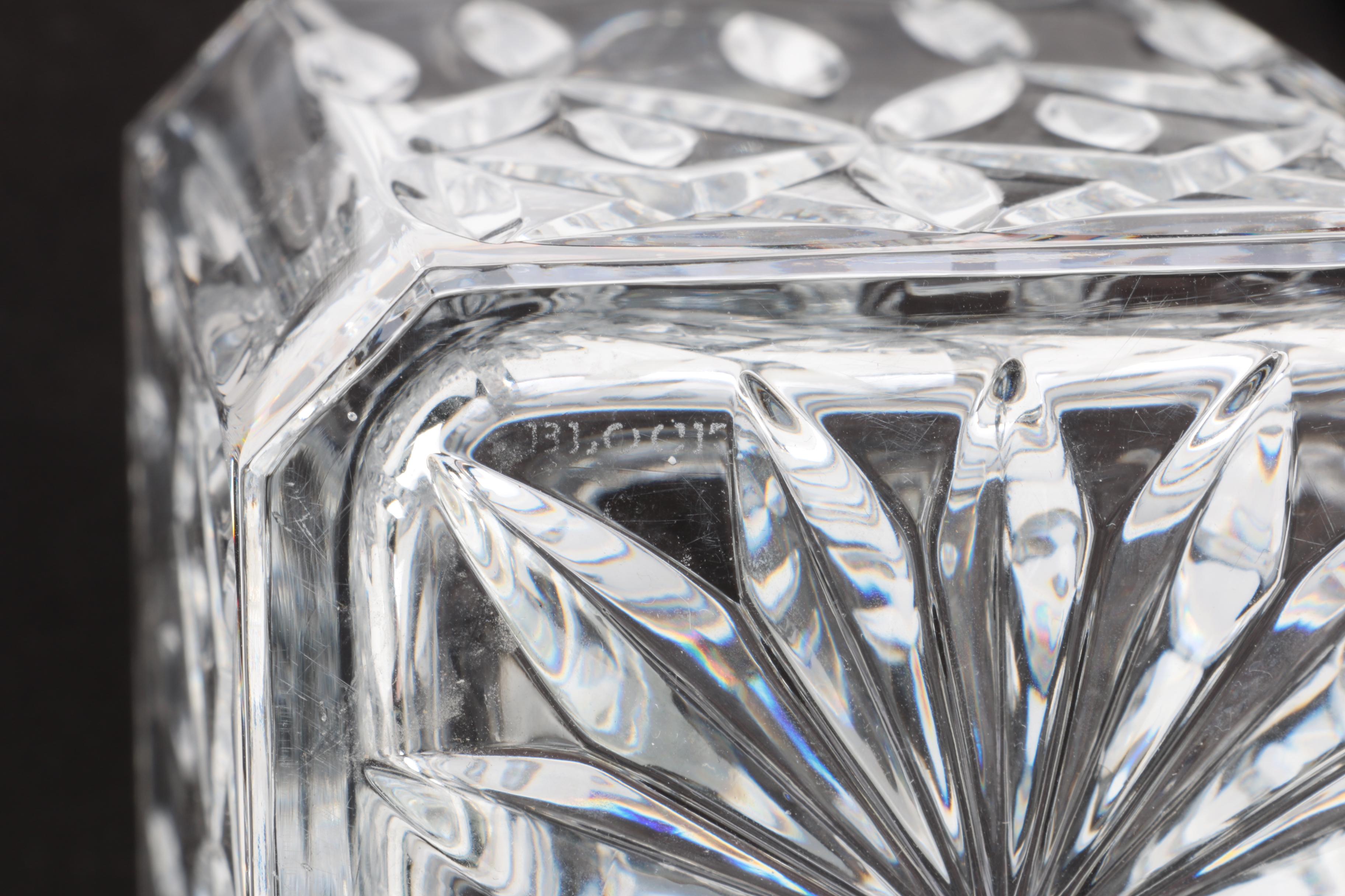 Crystal Decanters and Ice Bucket