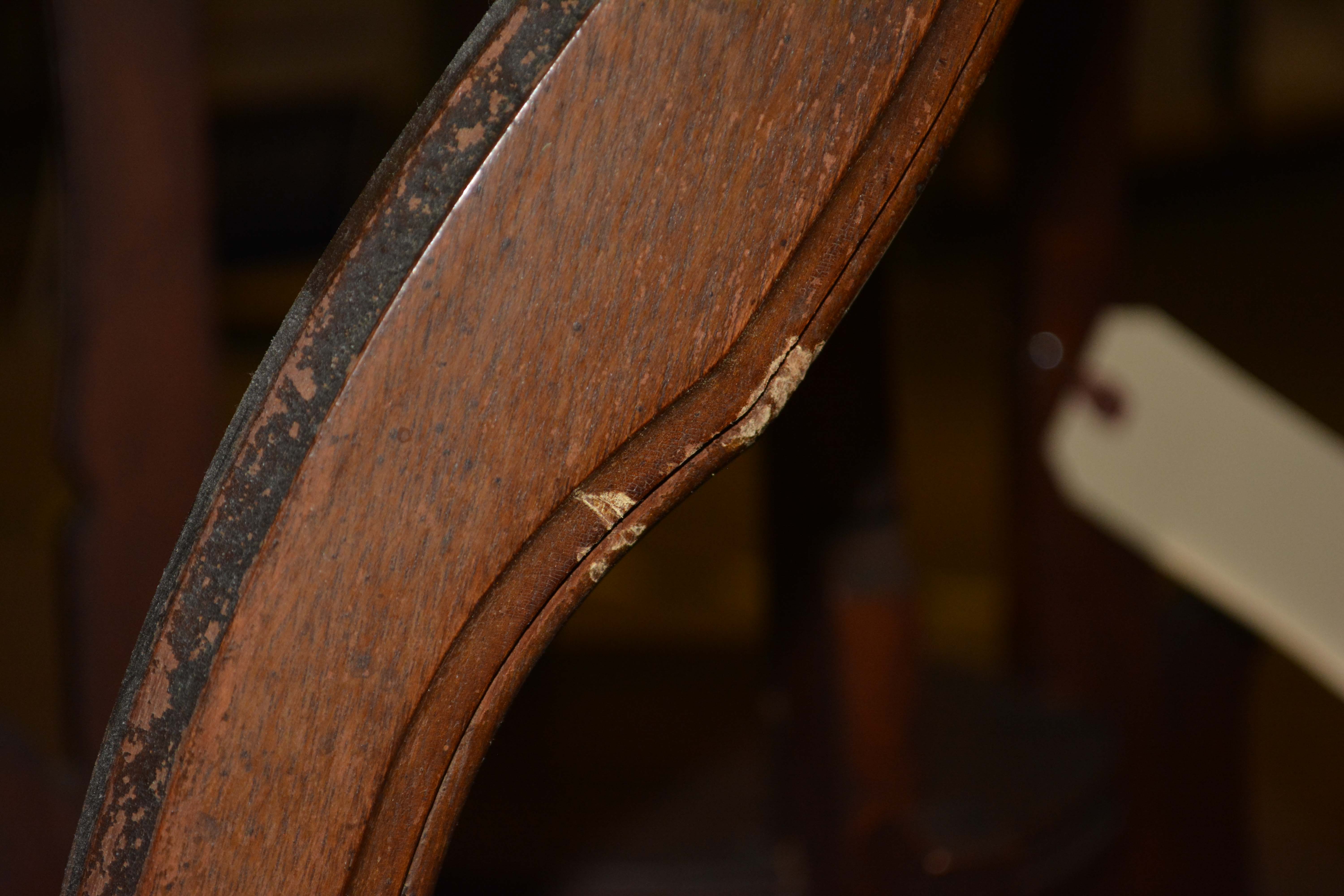 Victorian Marble Top Oval Side Table