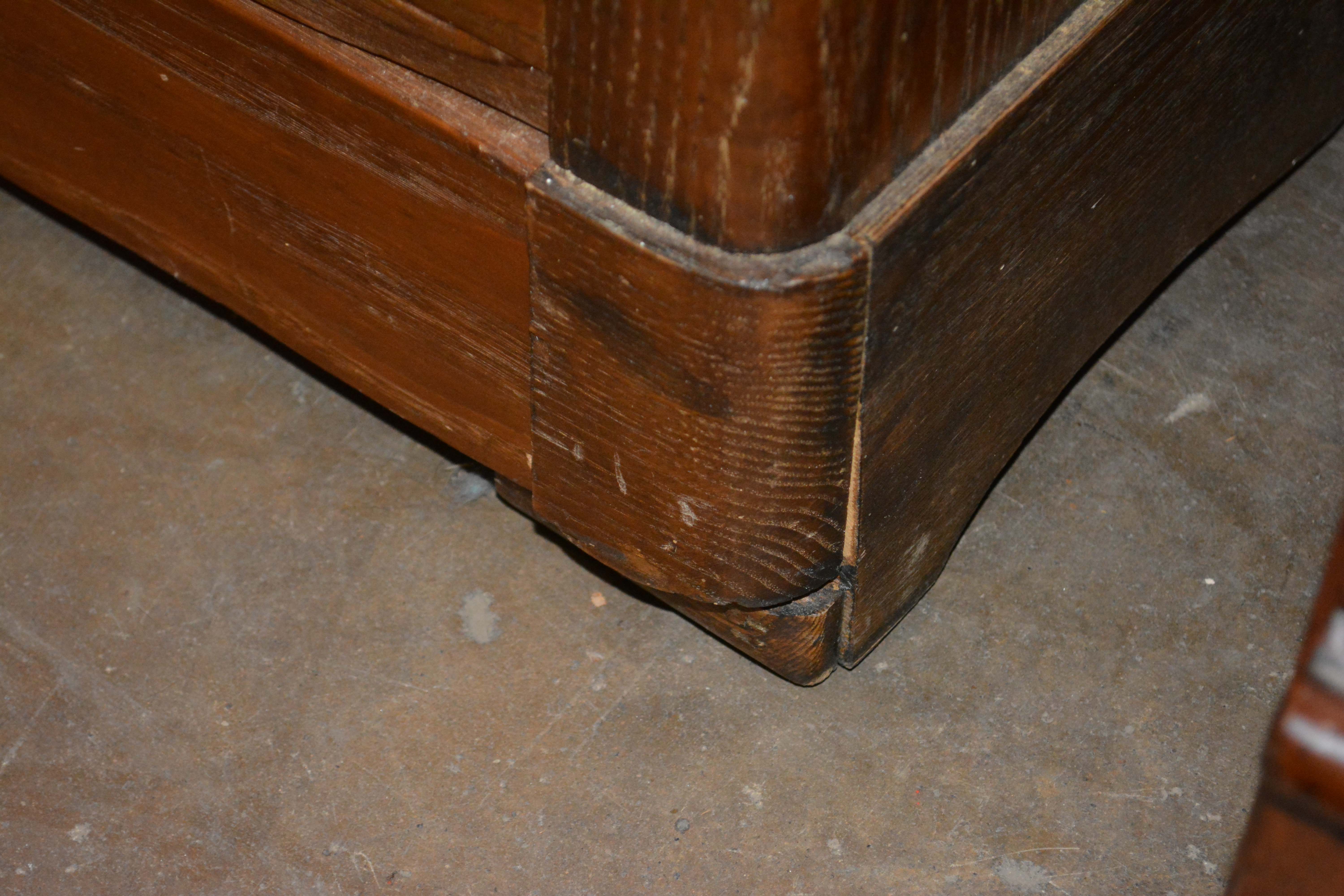 Victorian Marble Top Ash Chest of Drawers