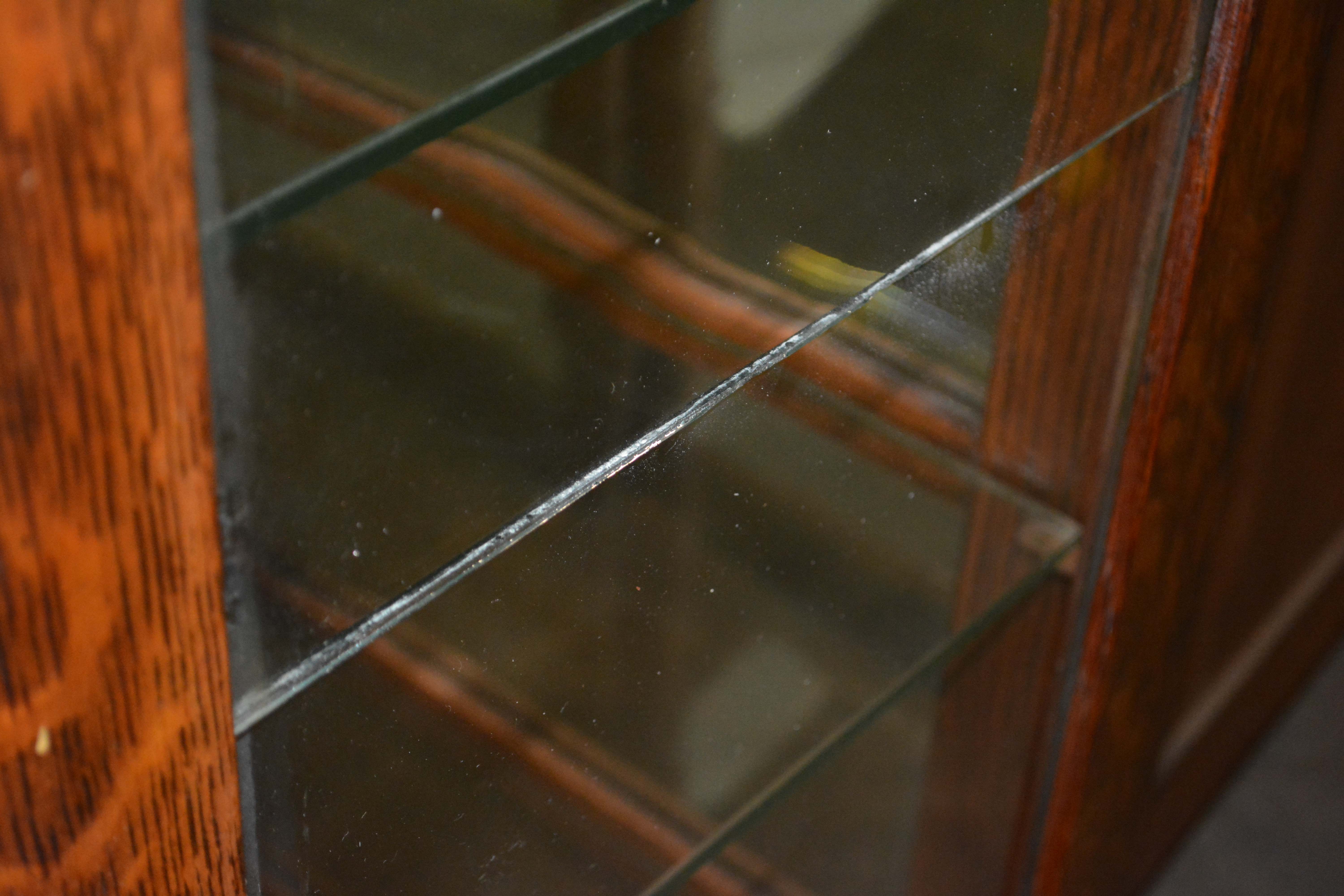 Antique Oak China Cabinet