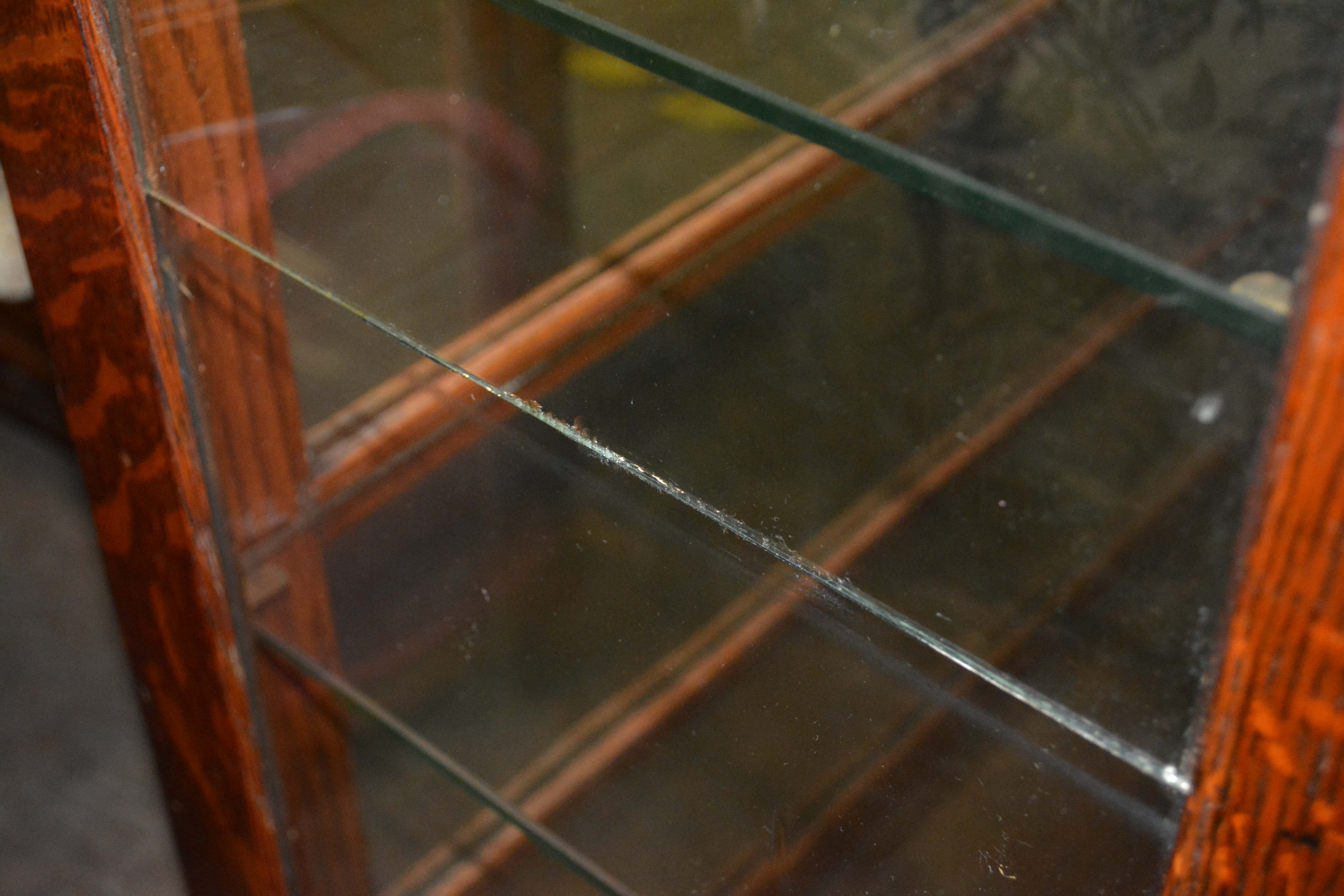 Antique Oak China Cabinet