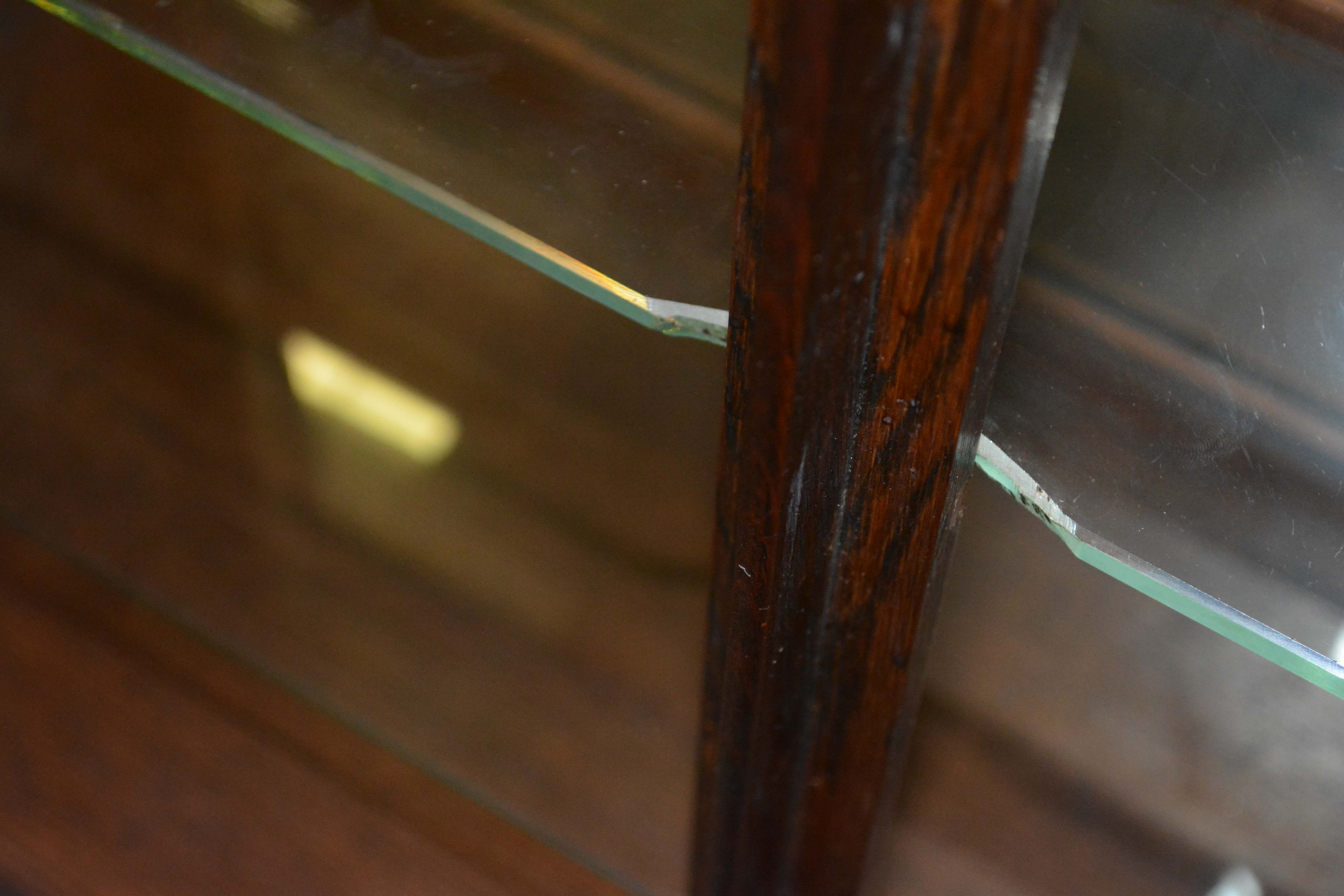 Antique Oak China Cabinet