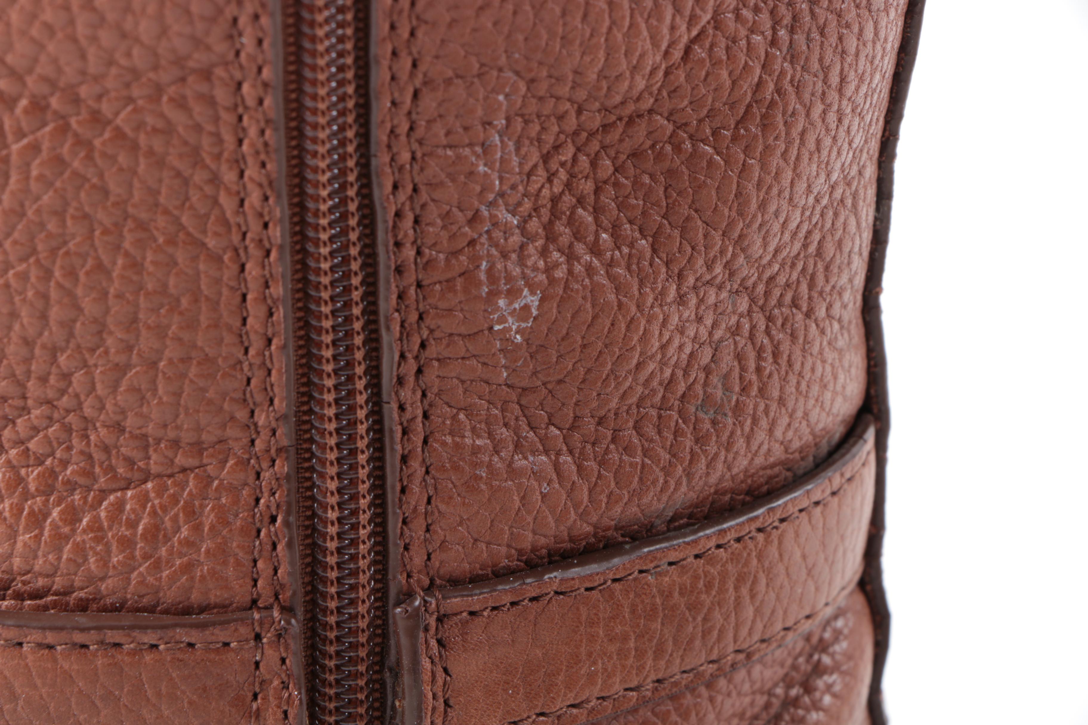 Tory Burch Amanda Brown Leather Riding Boots