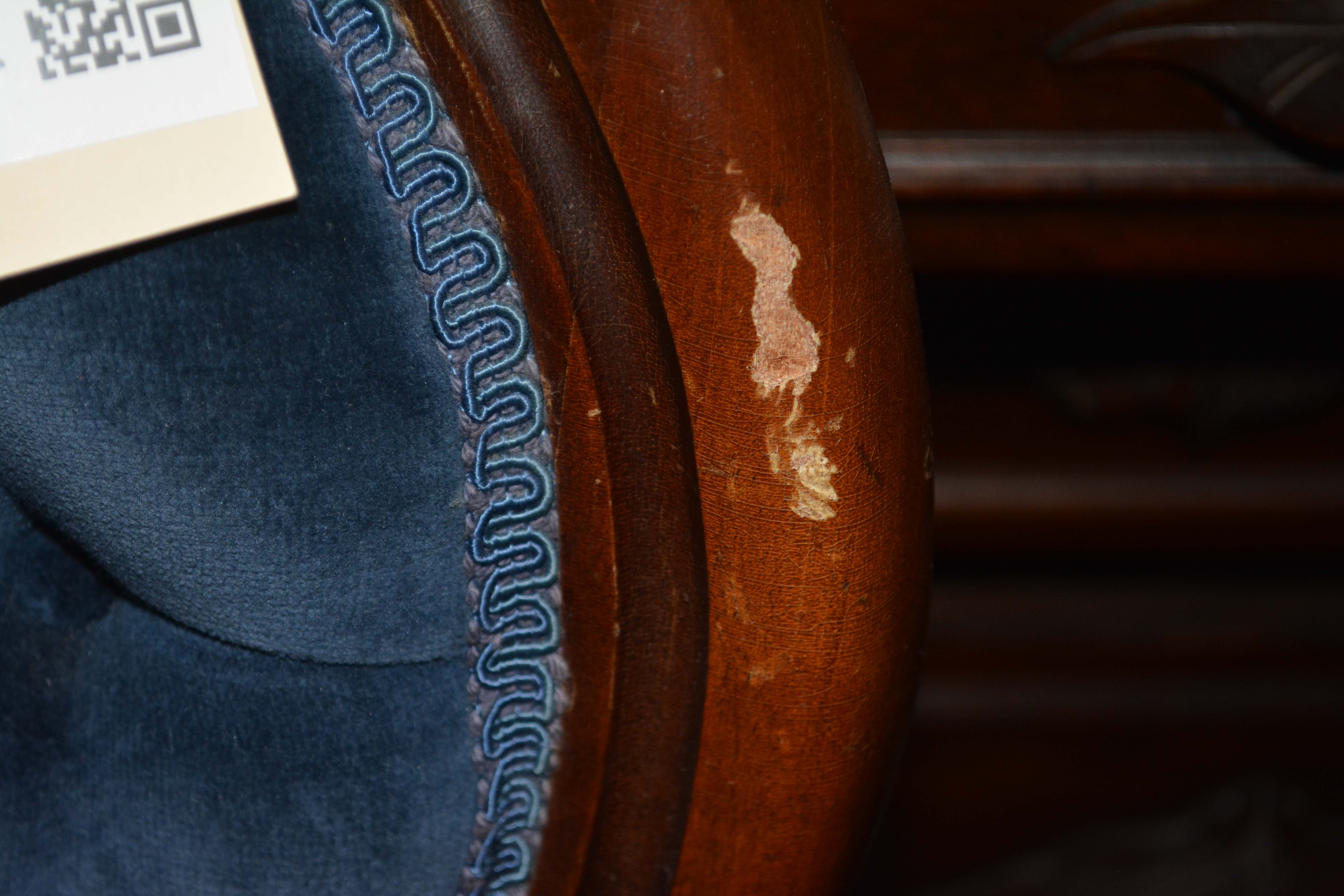 Victorian Style Carved Side Chair