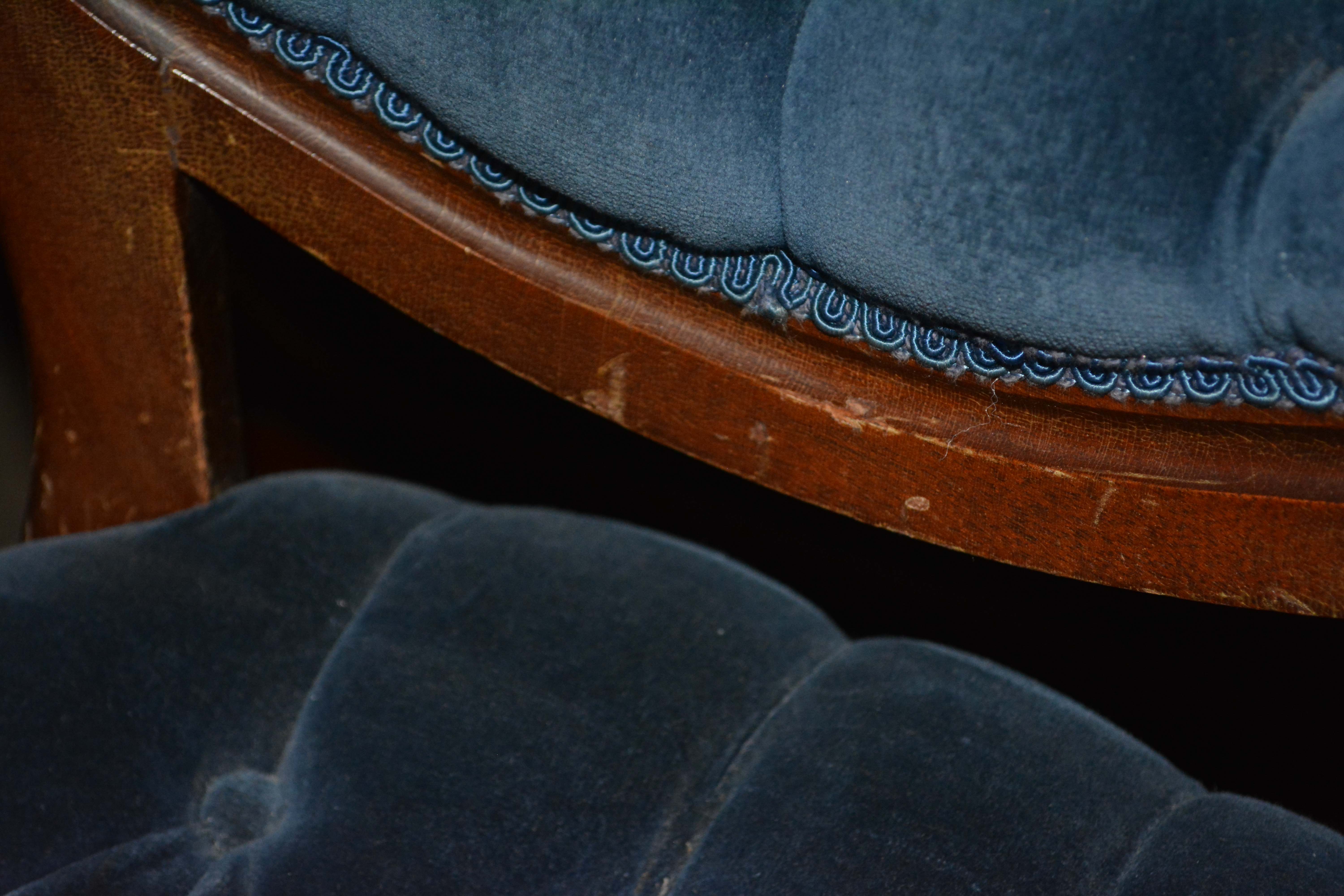 Victorian Style Carved Side Chair