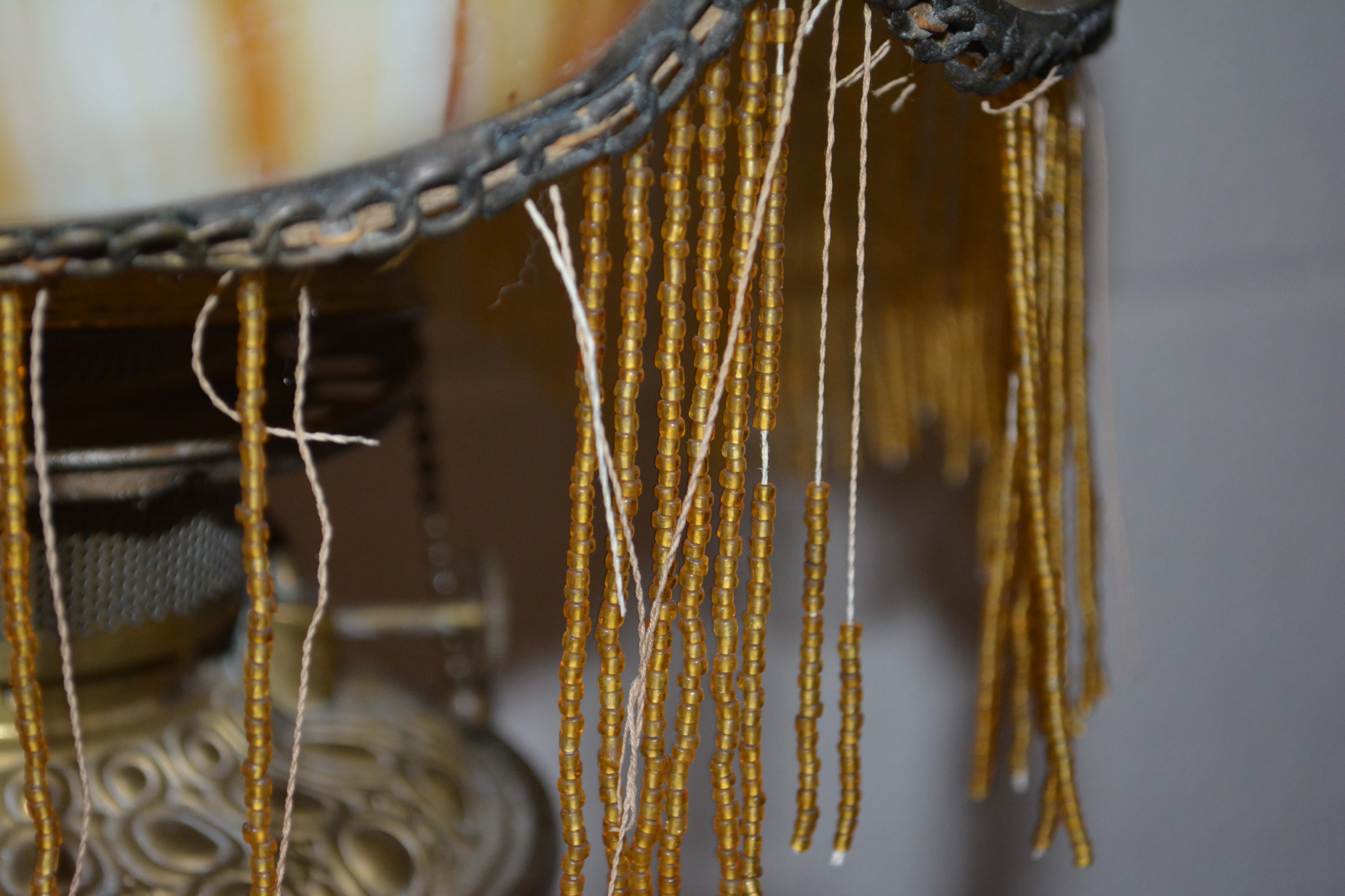 Vintage Brass Parlor Floor Lamp