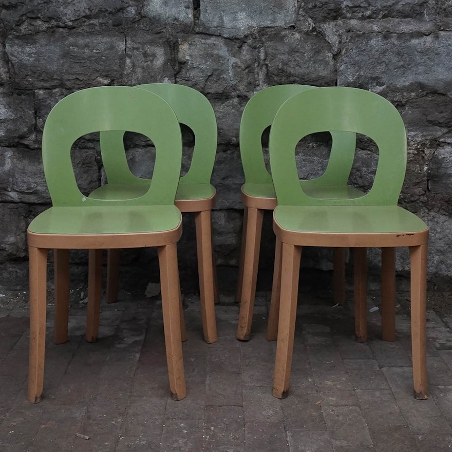 Modern "ST6N" Dining Chairs by Huss