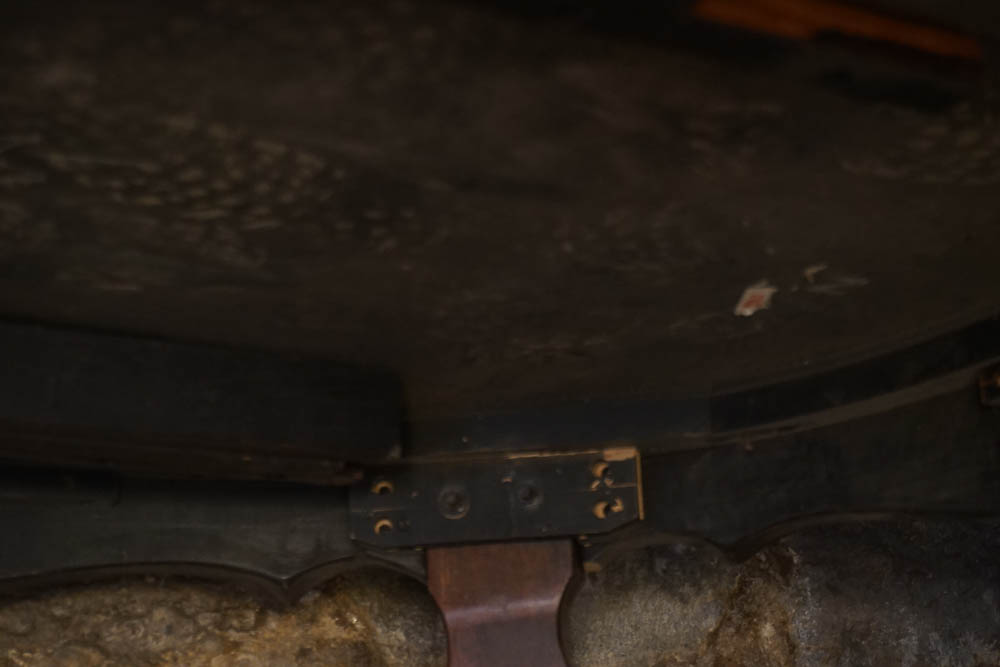 Vintage Asian Inspired Elm Dining Table