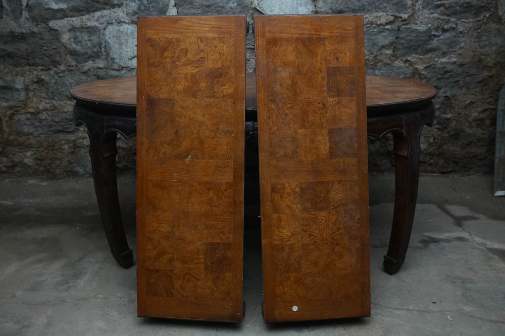 Vintage Asian Inspired Elm Dining Table