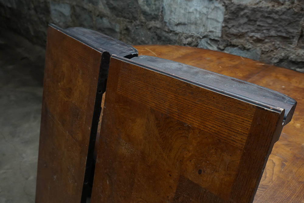 Vintage Asian Inspired Elm Dining Table