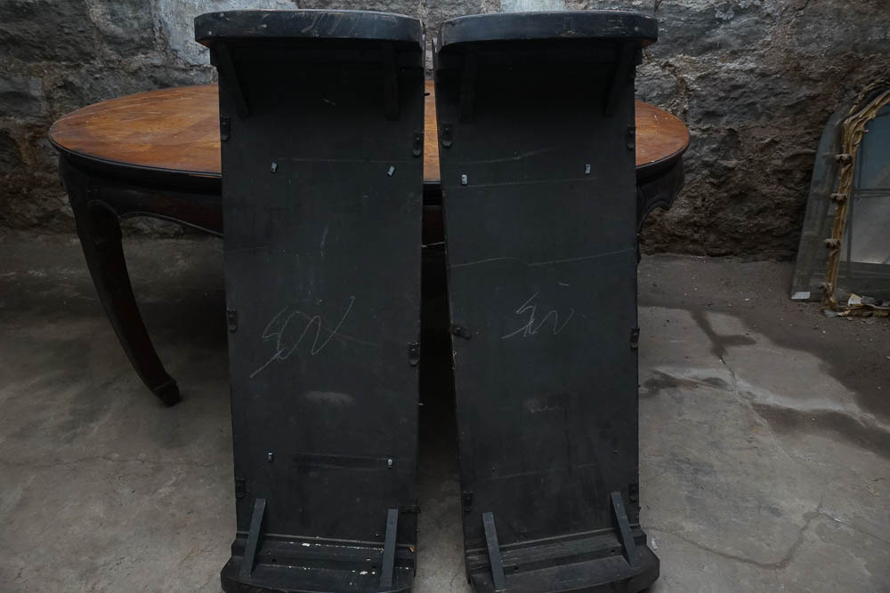 Vintage Asian Inspired Elm Dining Table