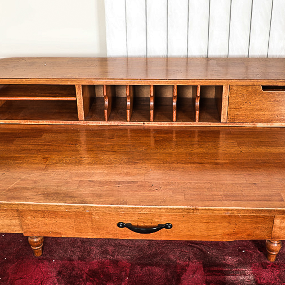 Contemporary Maple Desk and Chair by World Market