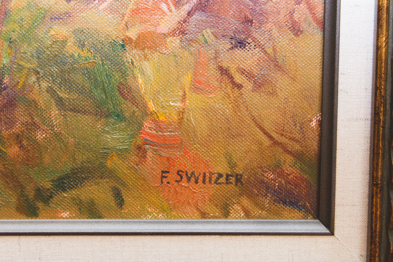 Francis Switzer Oil on Canvas Landscape