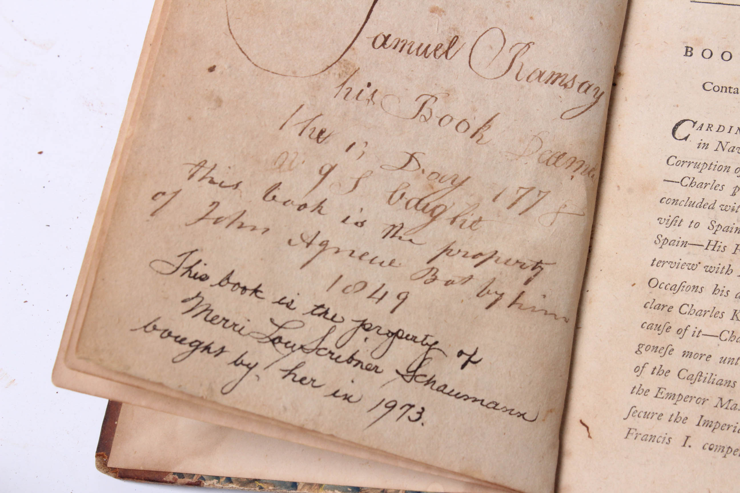 1770 "History of the Reign of Charles the Fifth, Emperor of Germany"