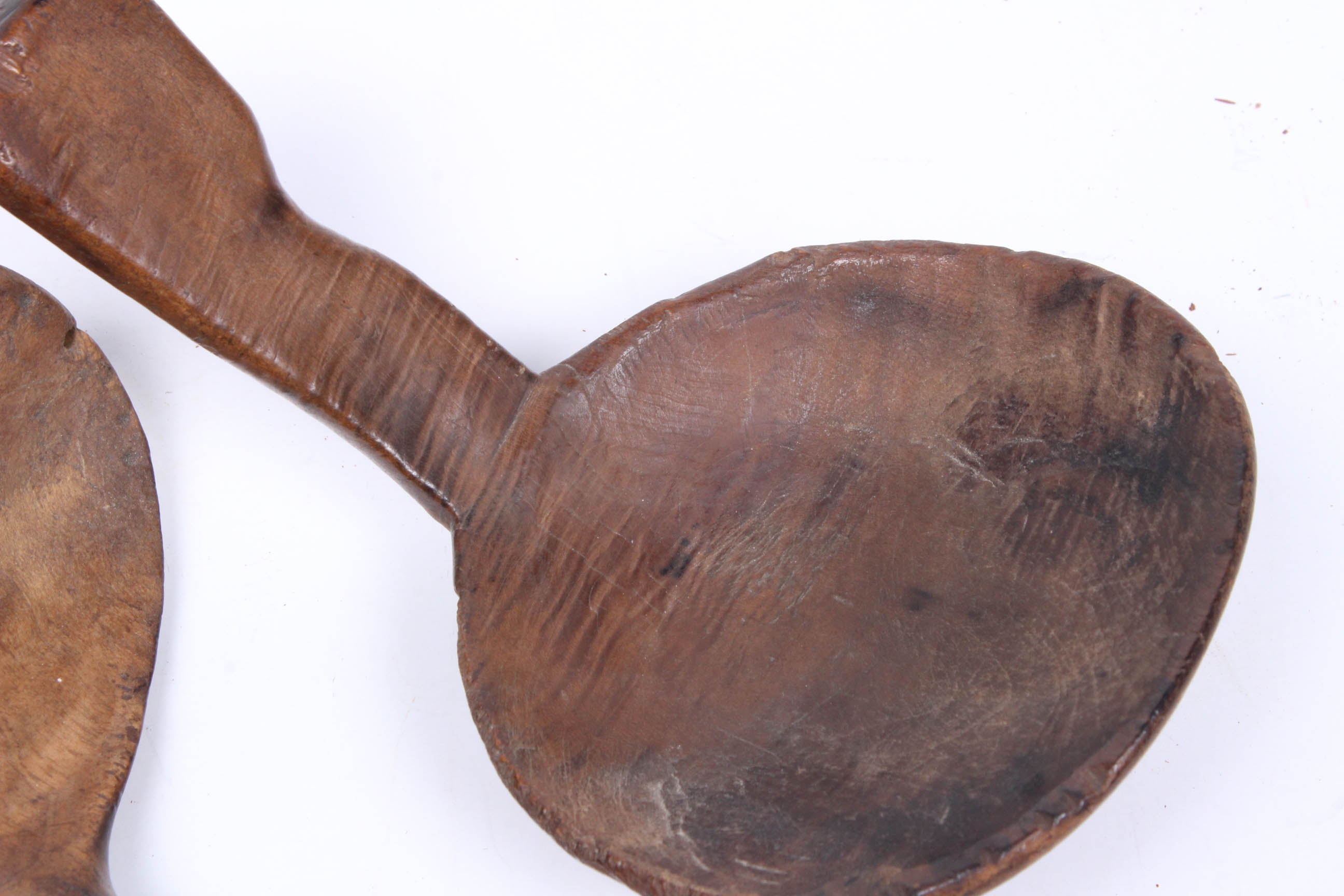 Antique Primitive Hand-Carved Wooden Butter Paddles