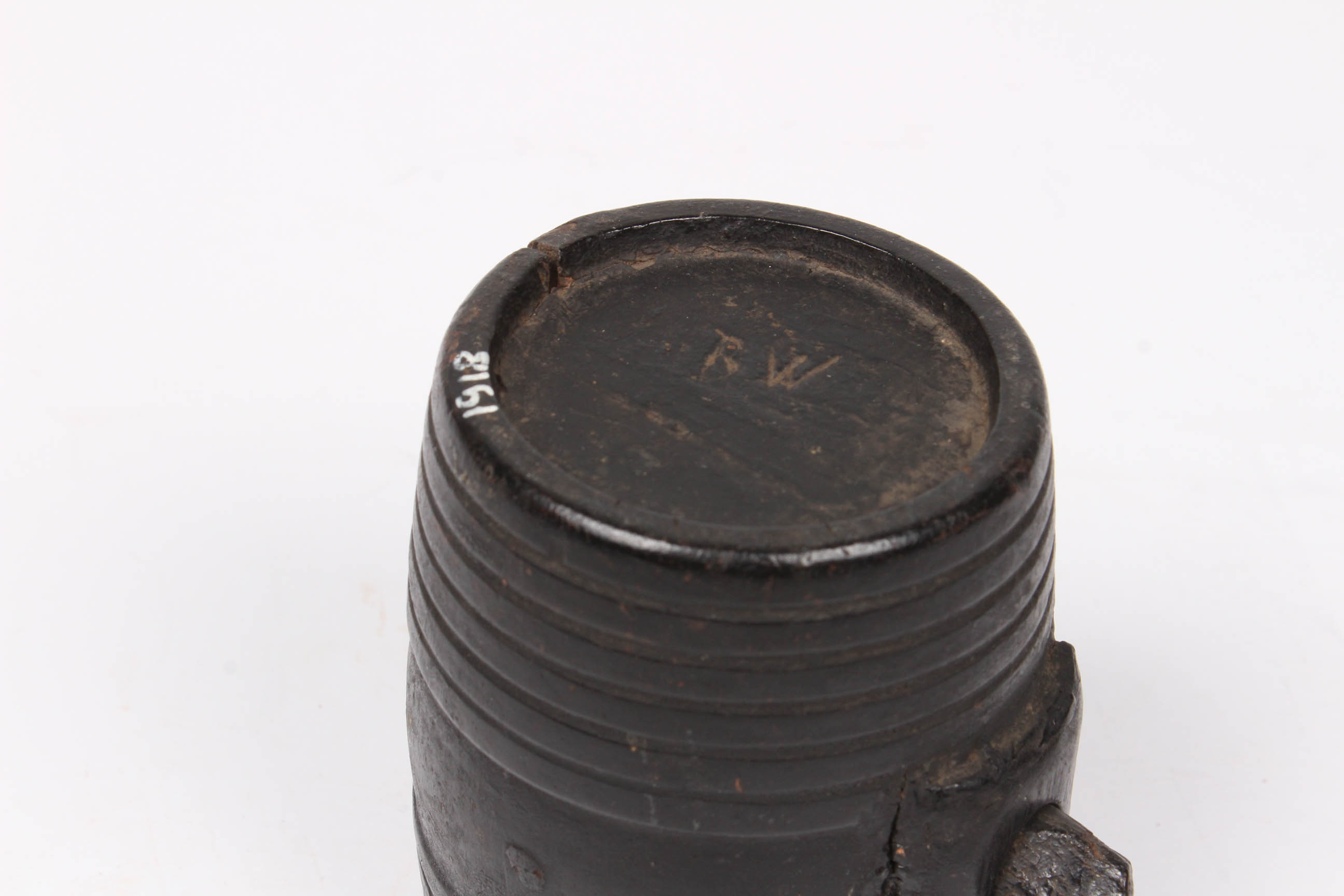 Antique Treen Personal Liquor Cask