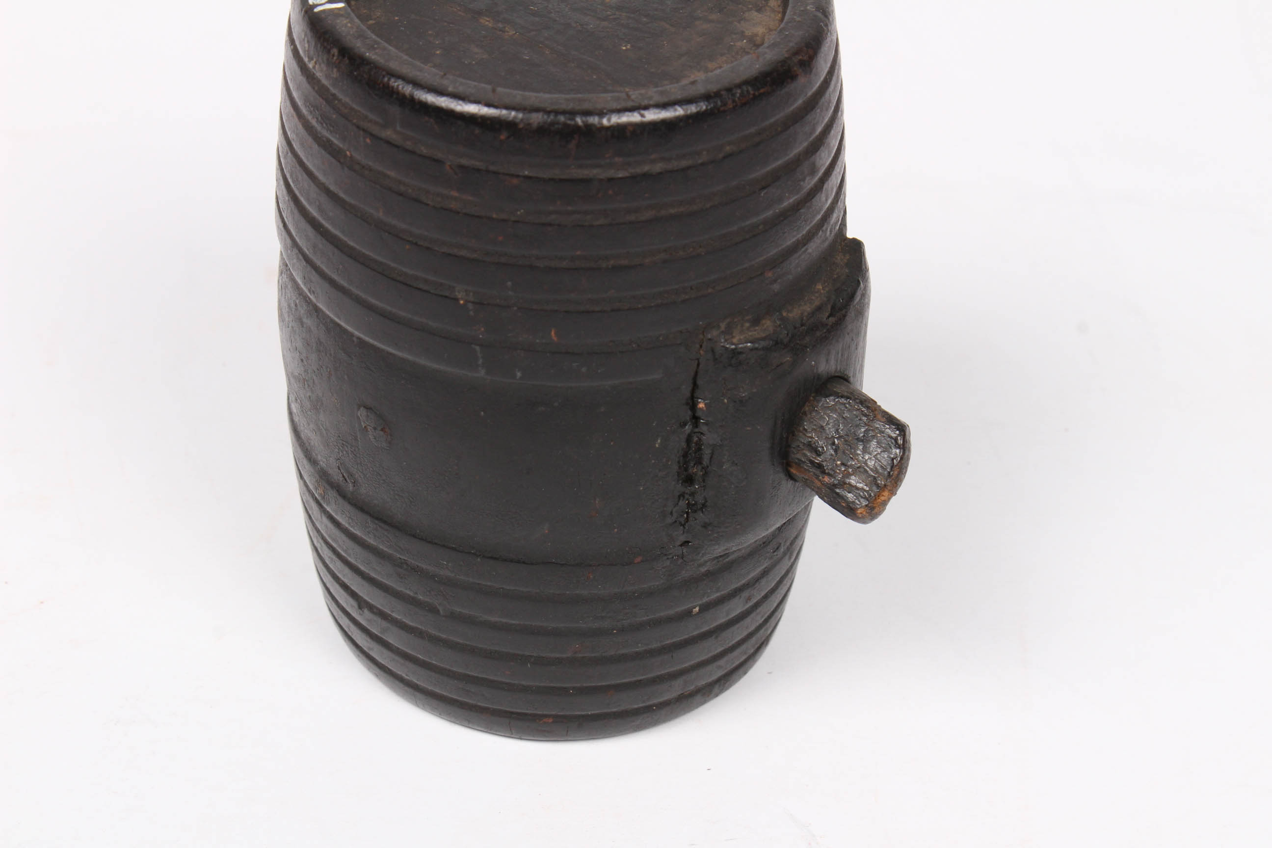 Antique Treen Personal Liquor Cask