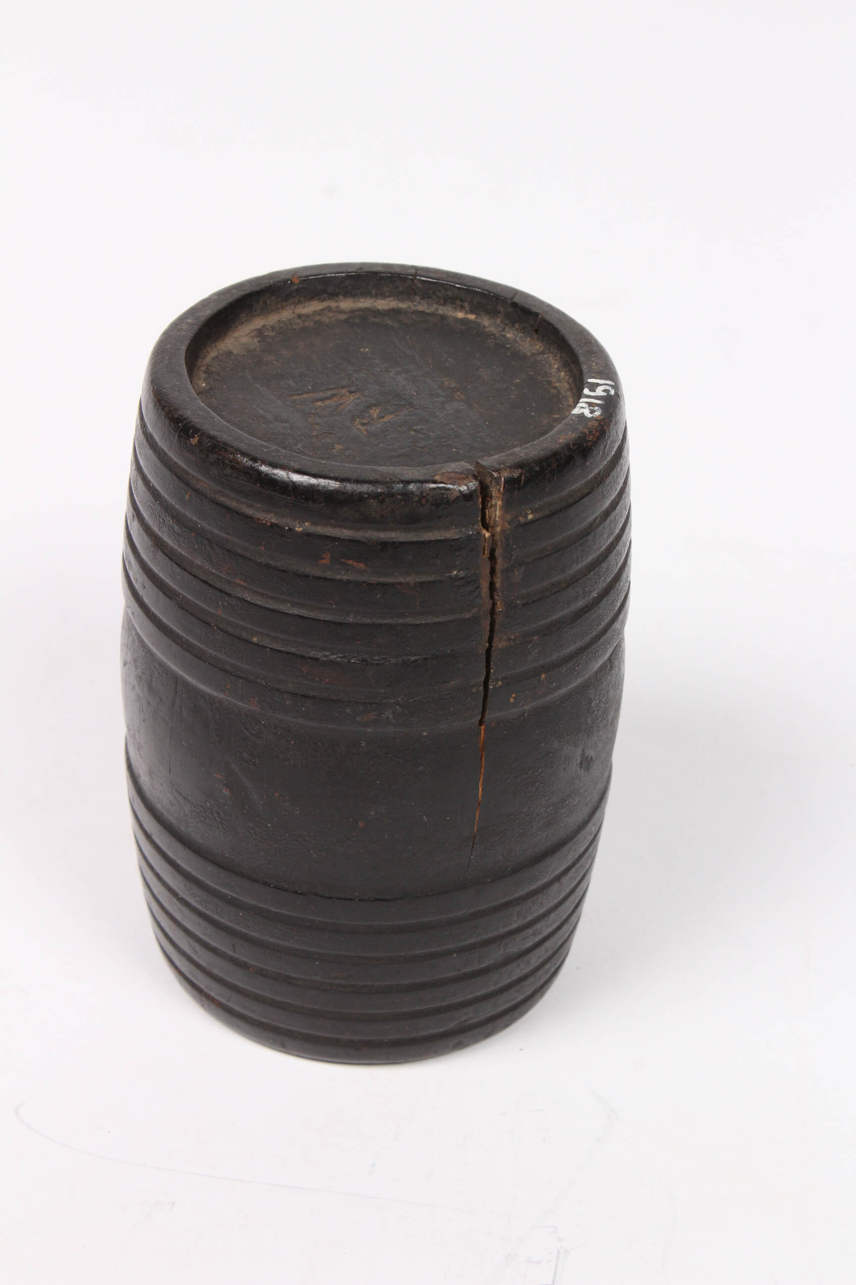 Antique Treen Personal Liquor Cask