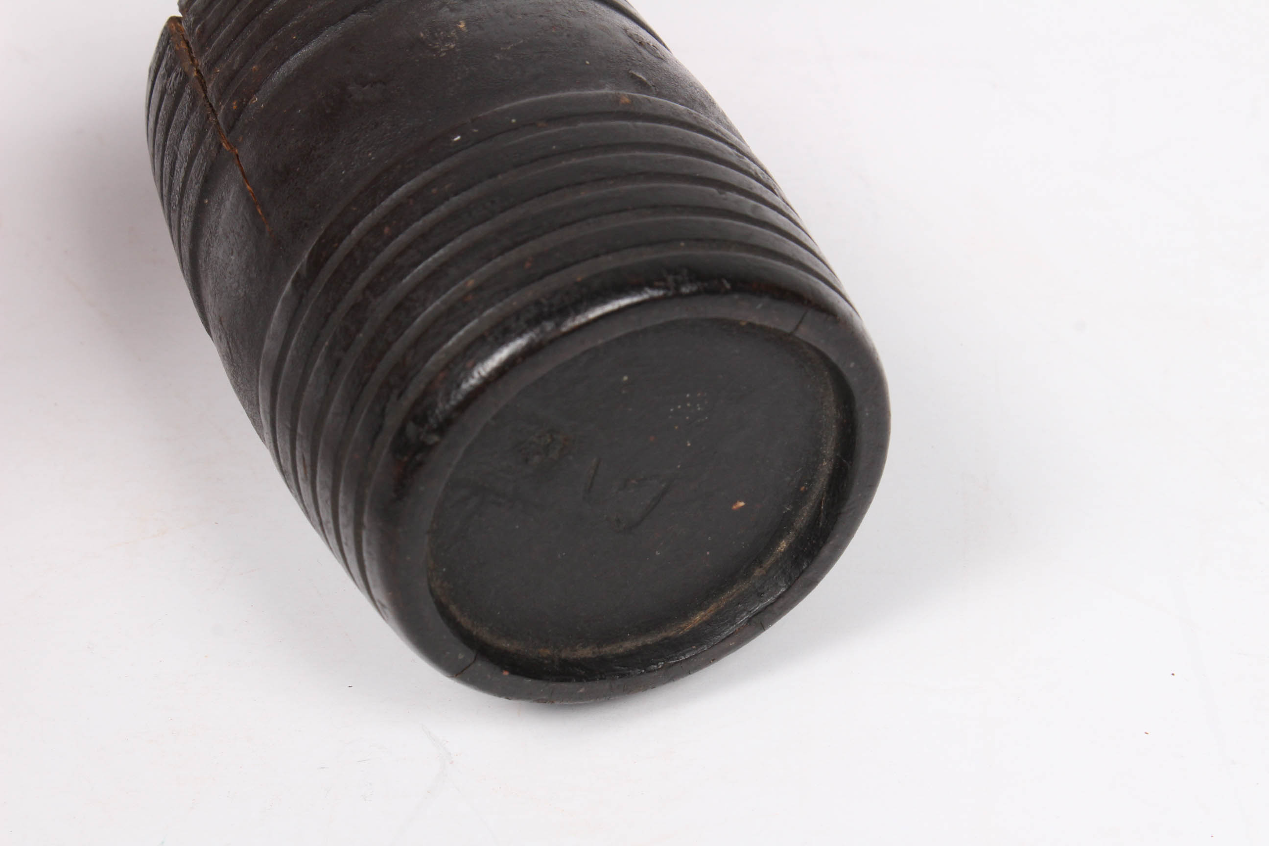 Antique Treen Personal Liquor Cask