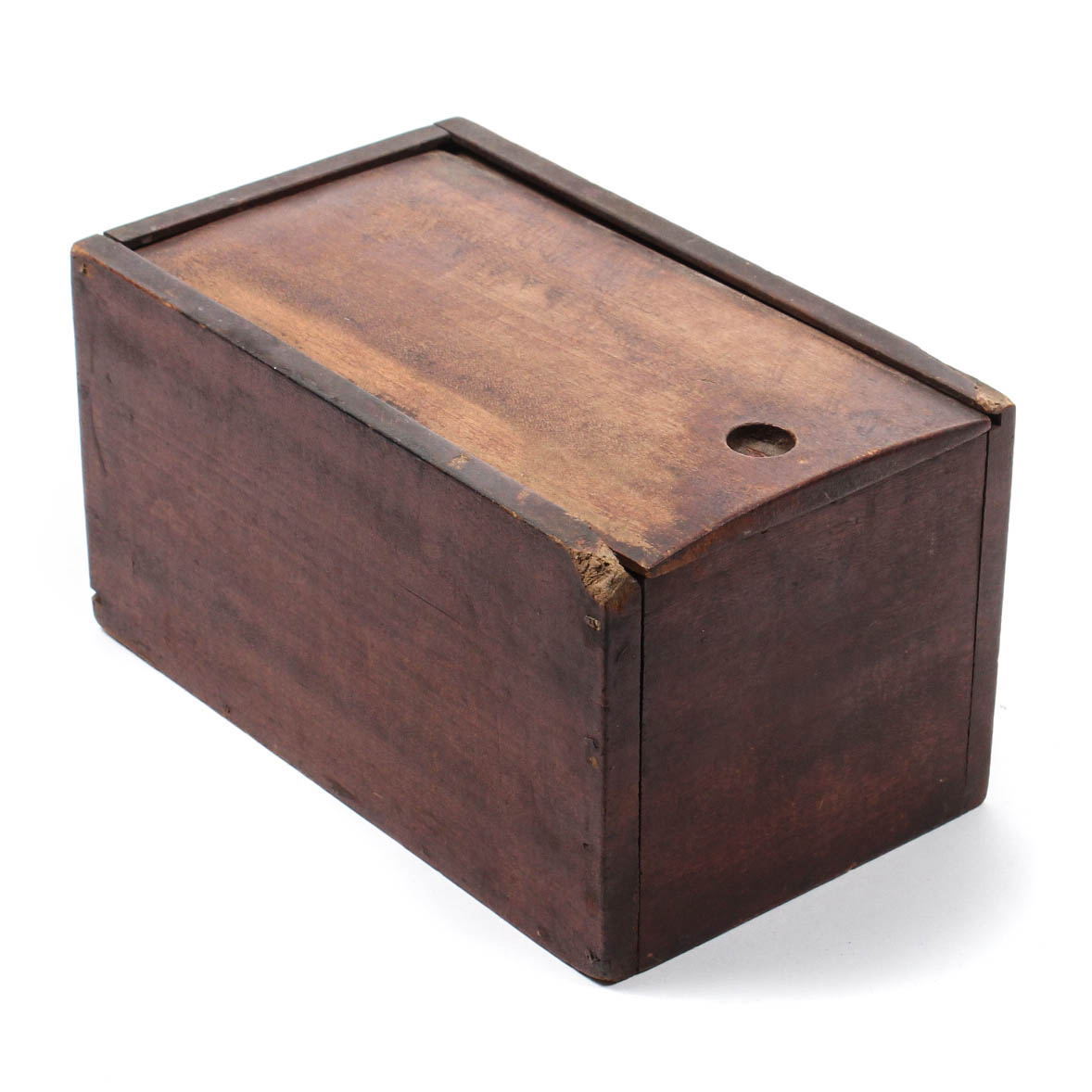 Antique 19th Century Wooden Candle Box