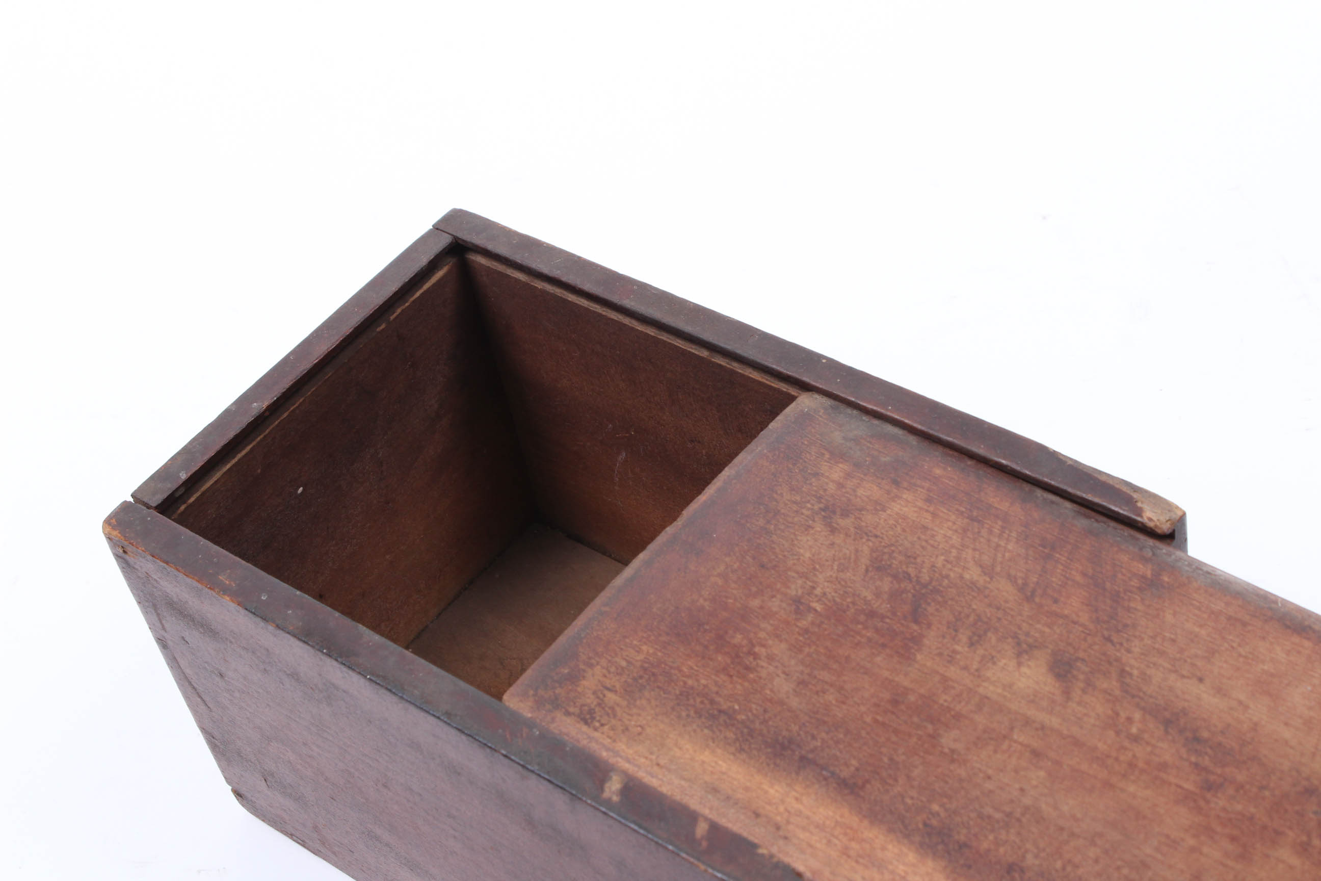 Antique 19th Century Wooden Candle Box