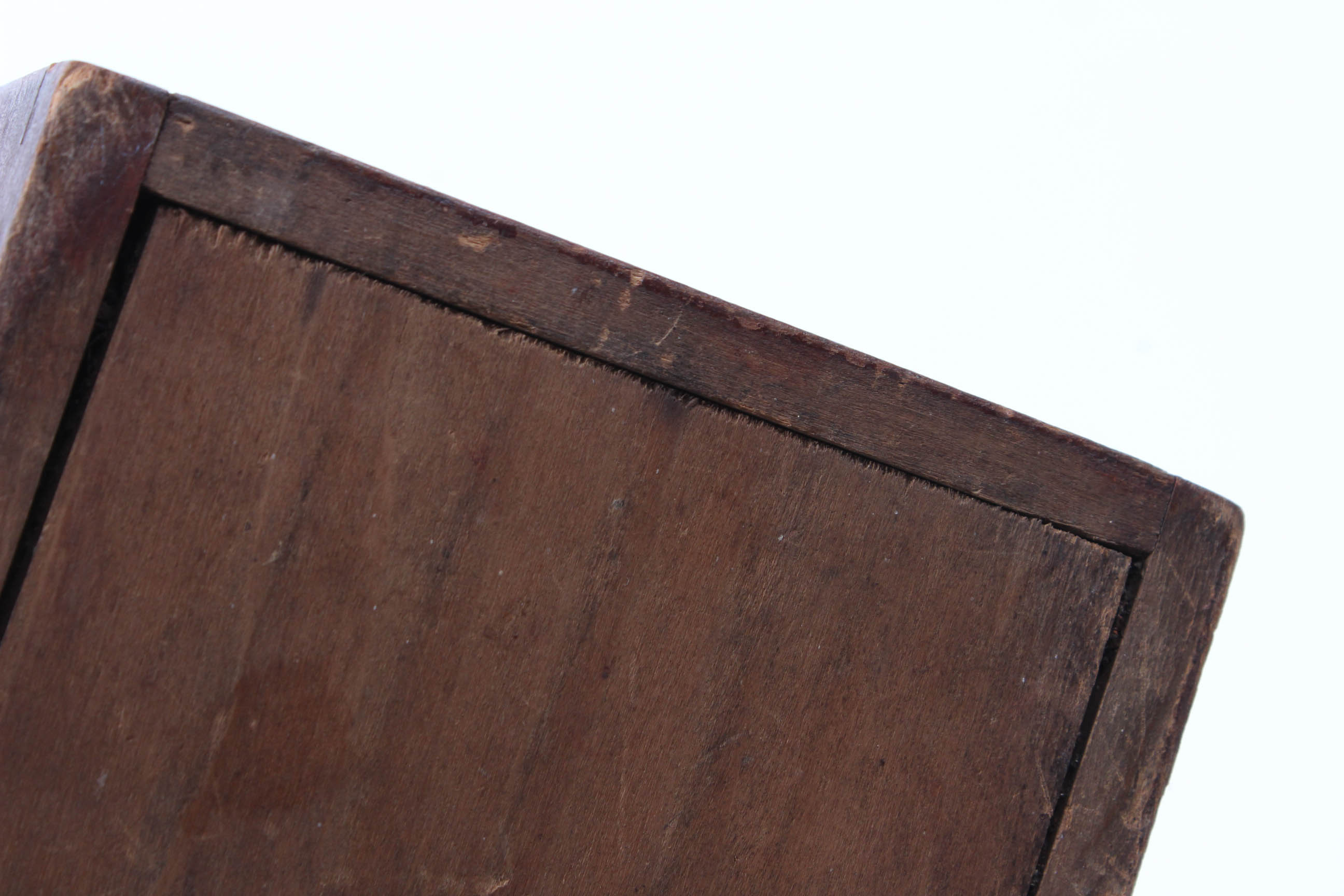 Antique 19th Century Wooden Candle Box