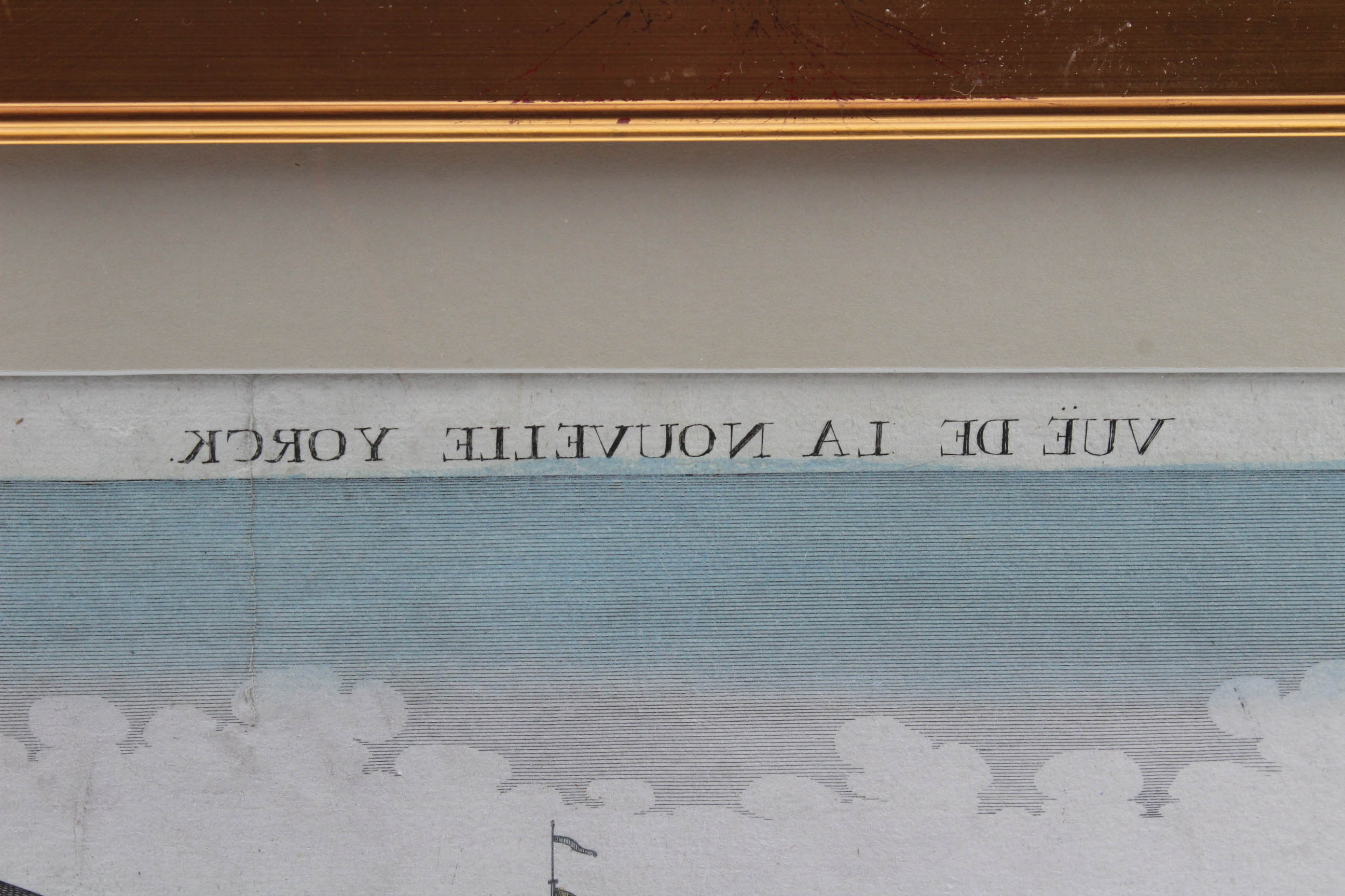 Balthasar Leizelt 1775 View of New York City Engraving