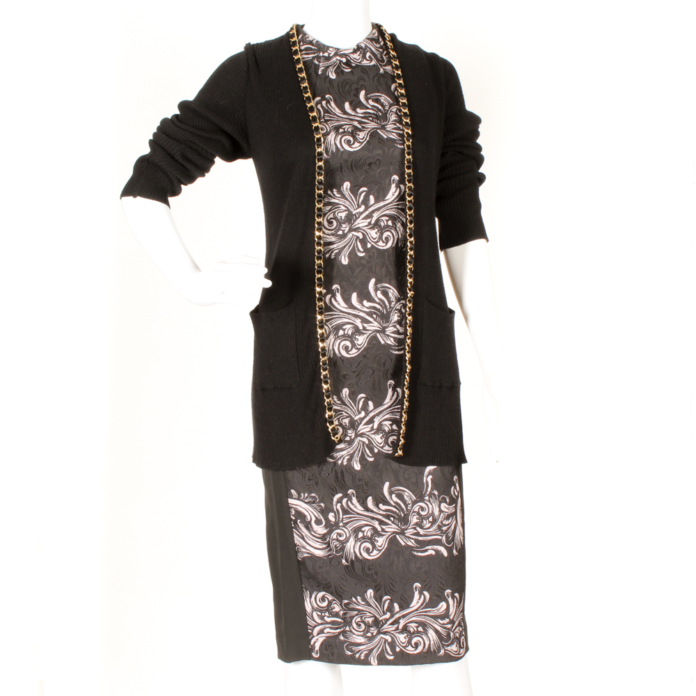 Pam McMahon Sheath Dress and Sweater