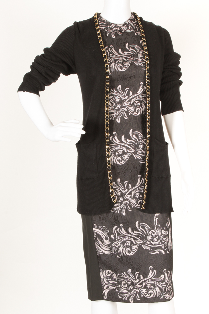 Pam McMahon Sheath Dress and Sweater