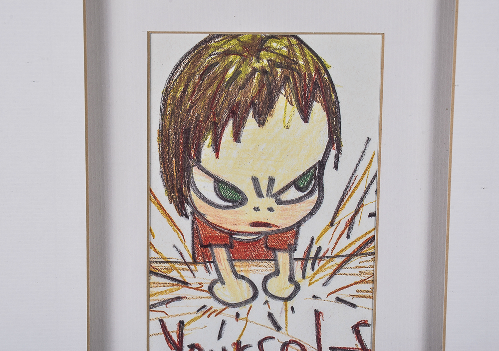 Offset Bookplate After Yoshitomo Nara and Book "In the Deepest Puddle"