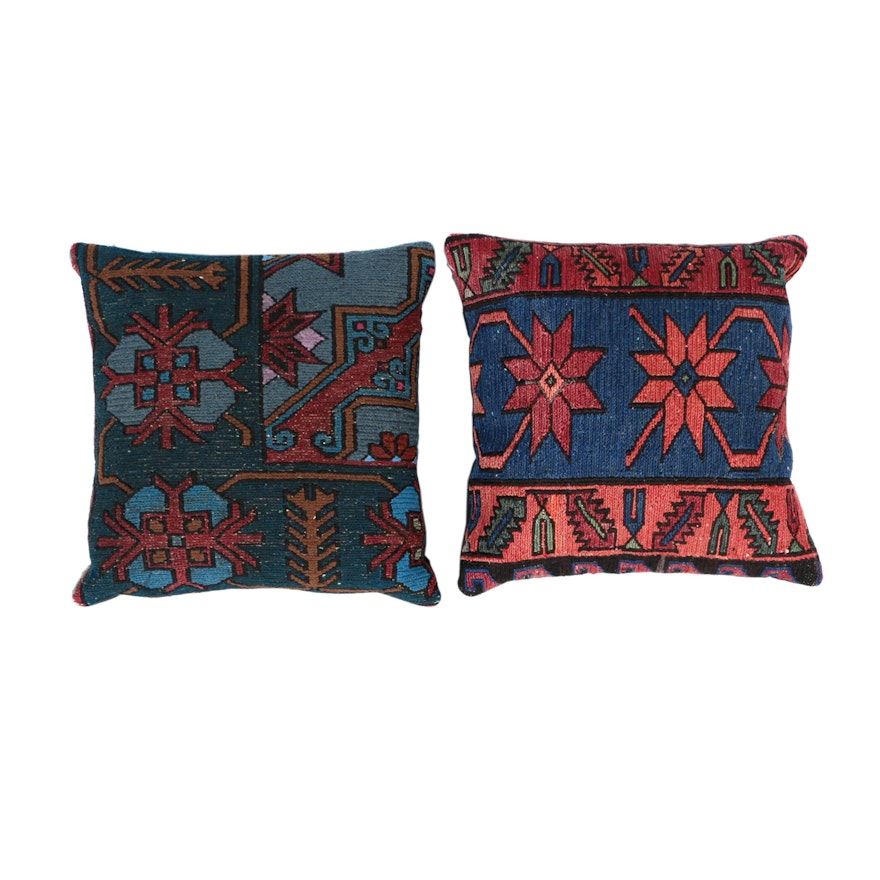 Handwoven Turkish Kilim Throw Pillows