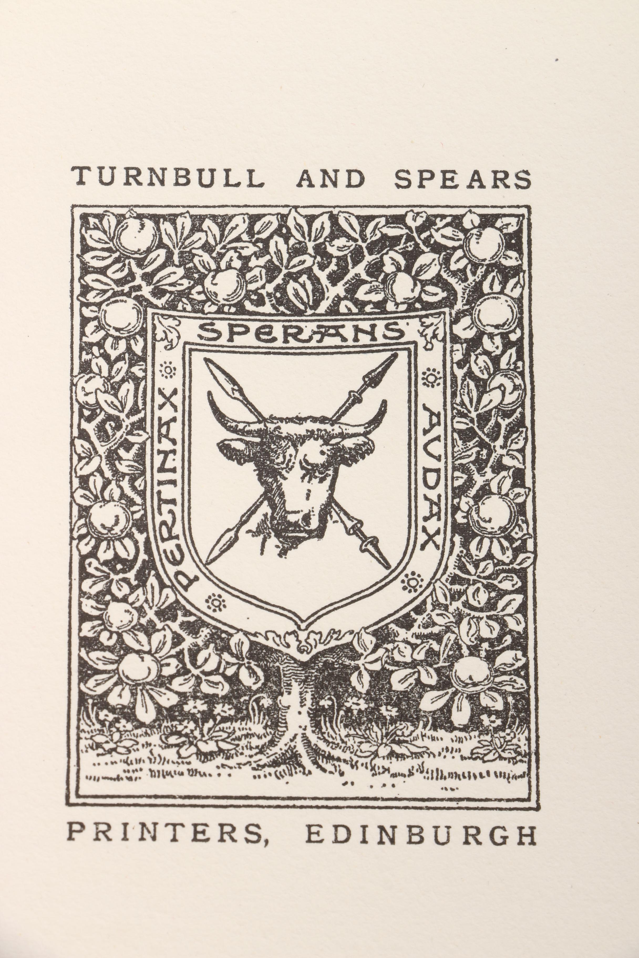 1904 Limited Edition "Early English Prose Romances: Robert the Deuyll"