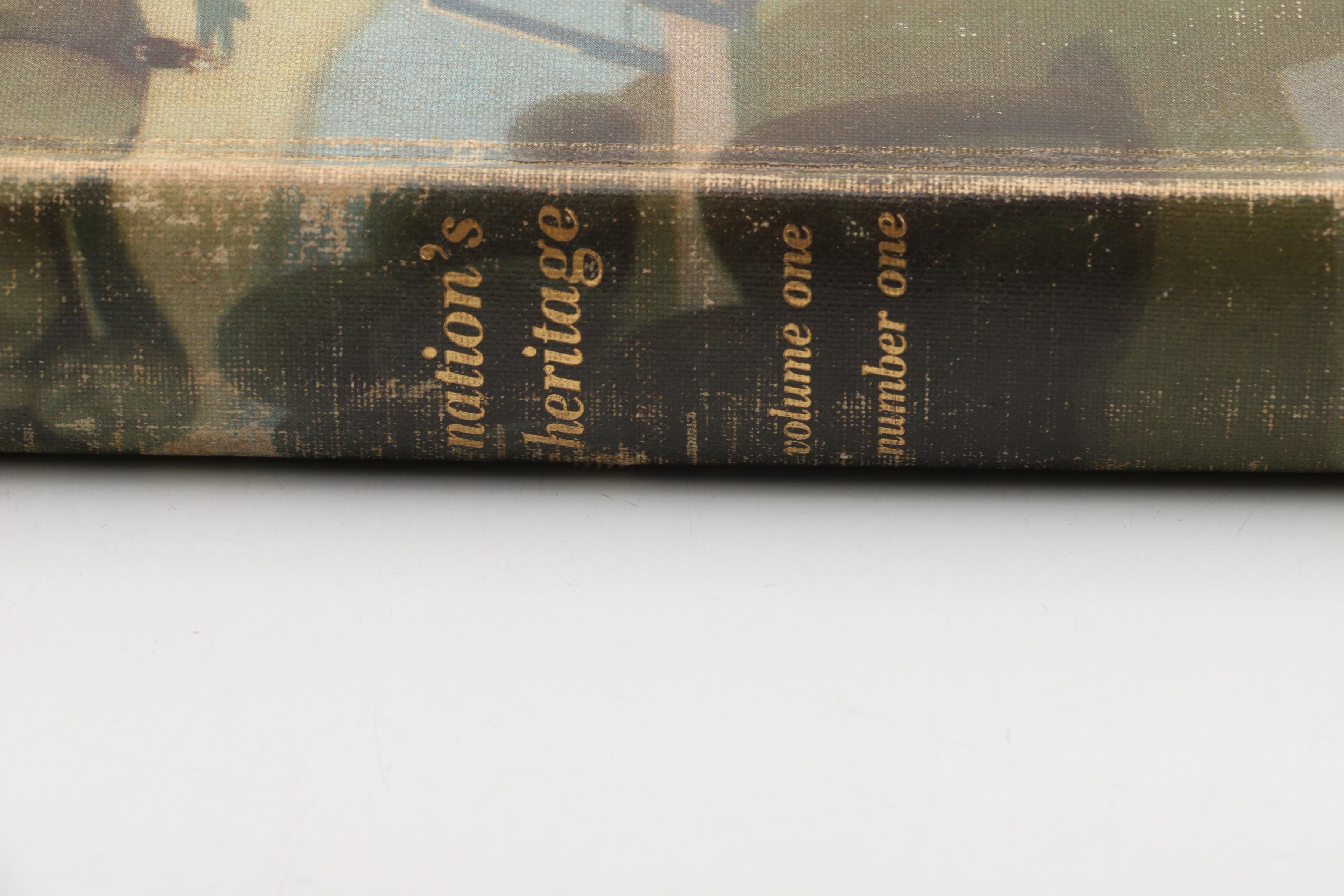 1949 Malcolm Forbes and Robert Heimann Signed "Nation's Heritage" First Issue