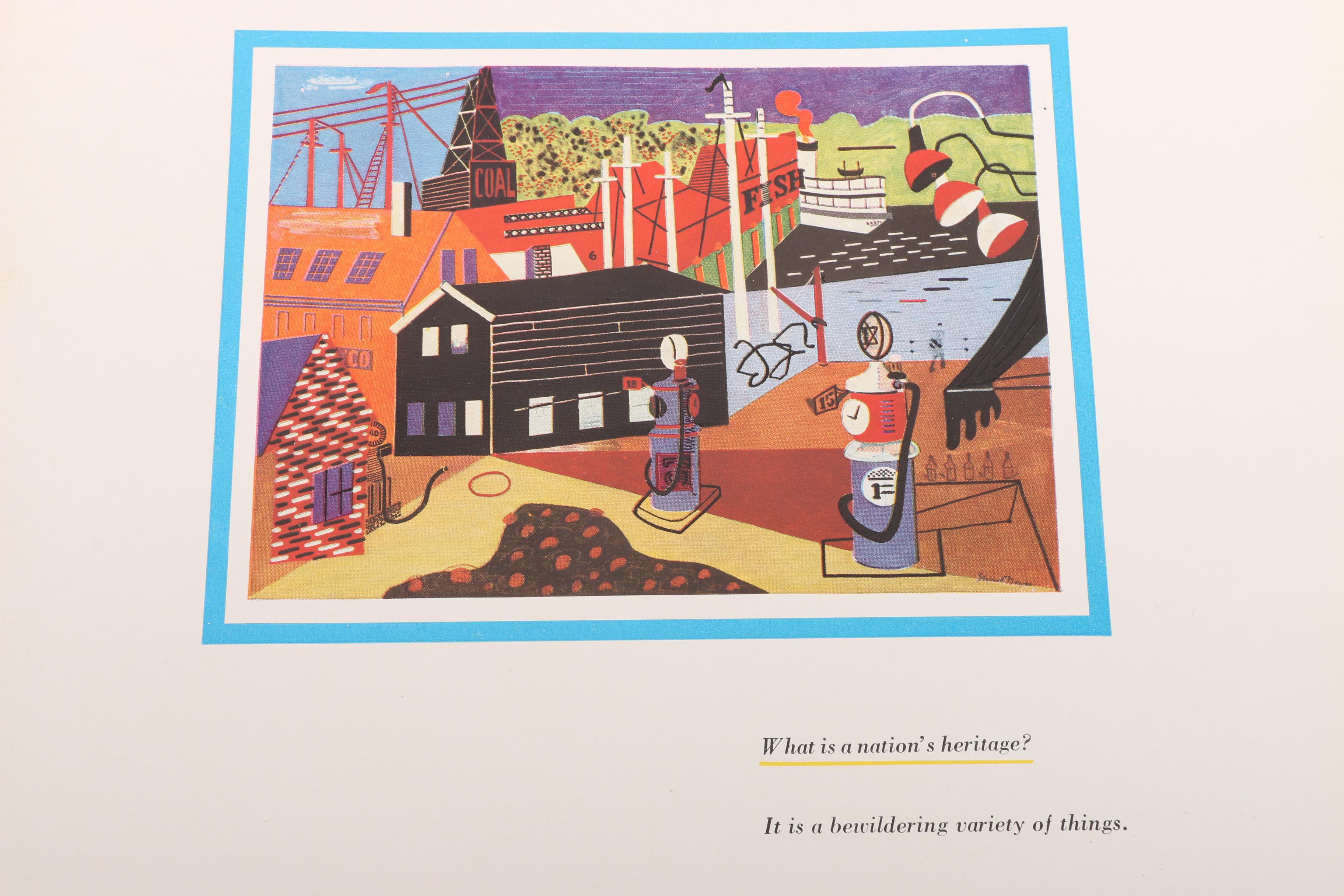 1949 Malcolm Forbes and Robert Heimann Signed "Nation's Heritage" First Issue