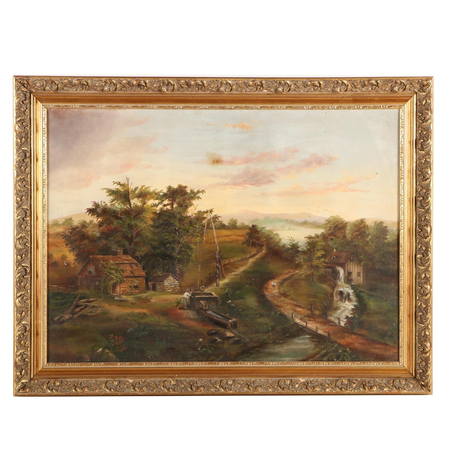 Messina Coulson 19th Century Oil Painting