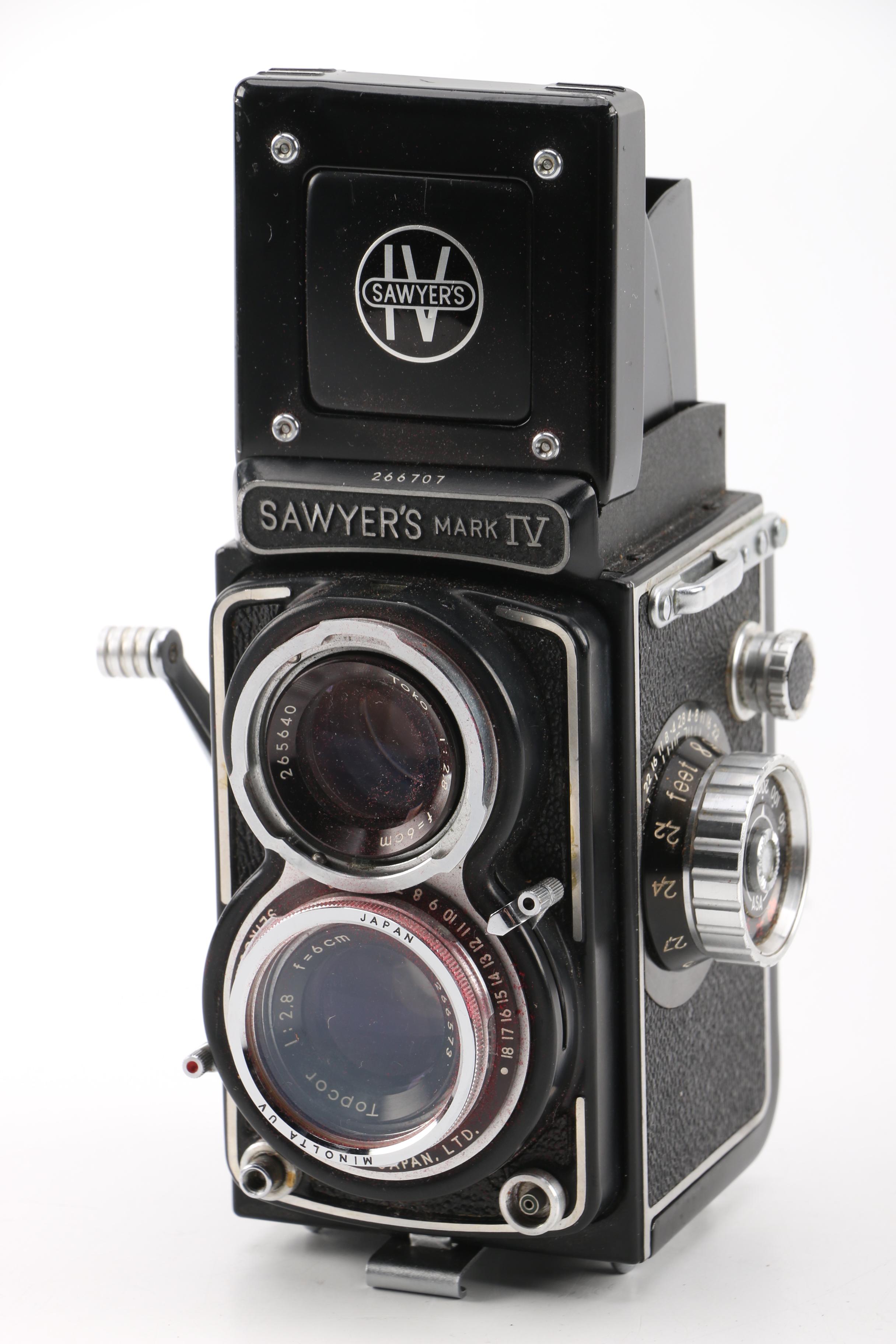 Vintage Sawyer's Mark IV Camera with Case